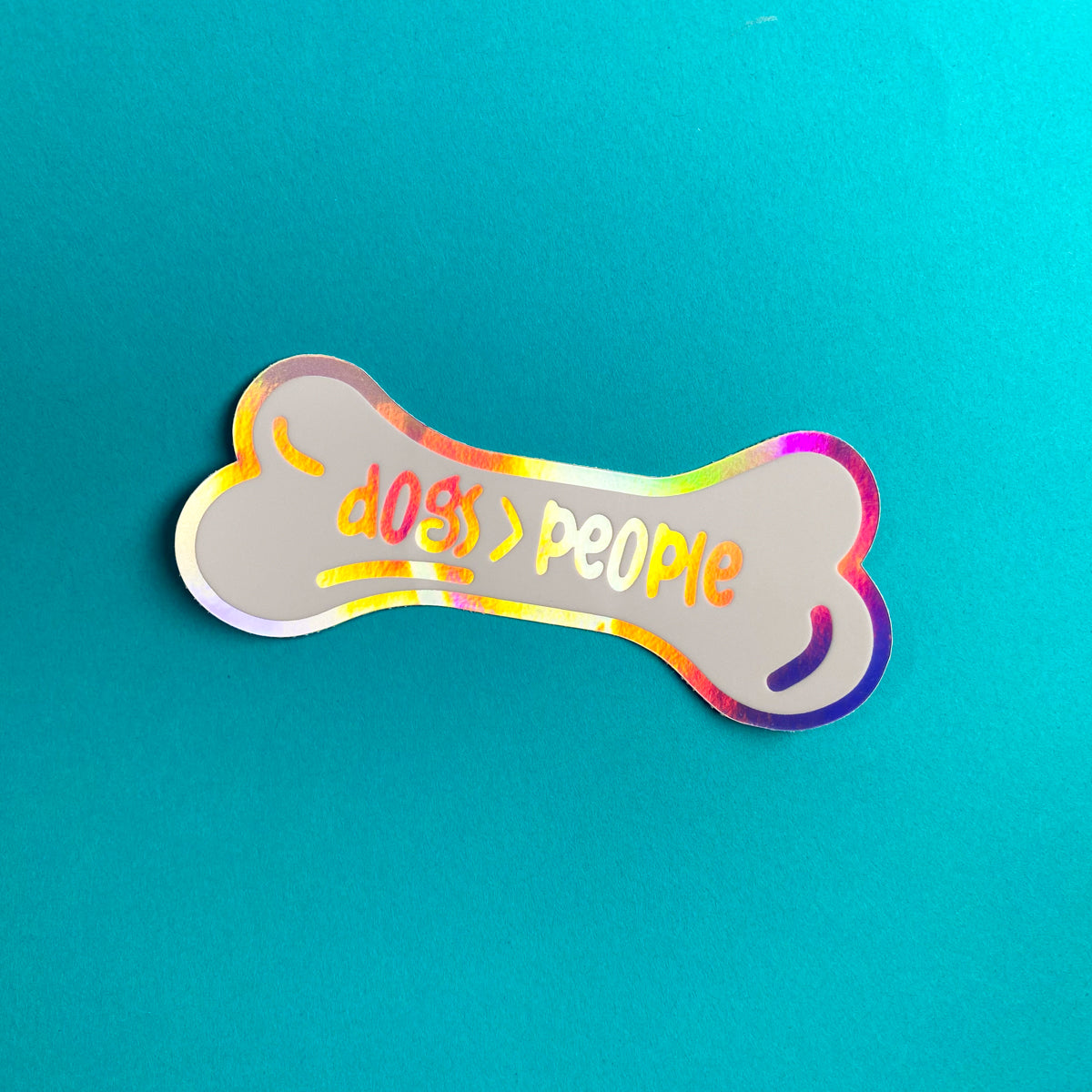 Dogs Over People Vinyl Sticker
