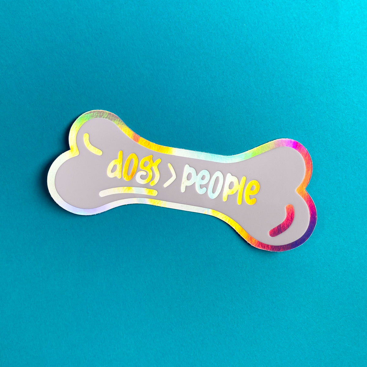 Dogs Over People Vinyl Sticker