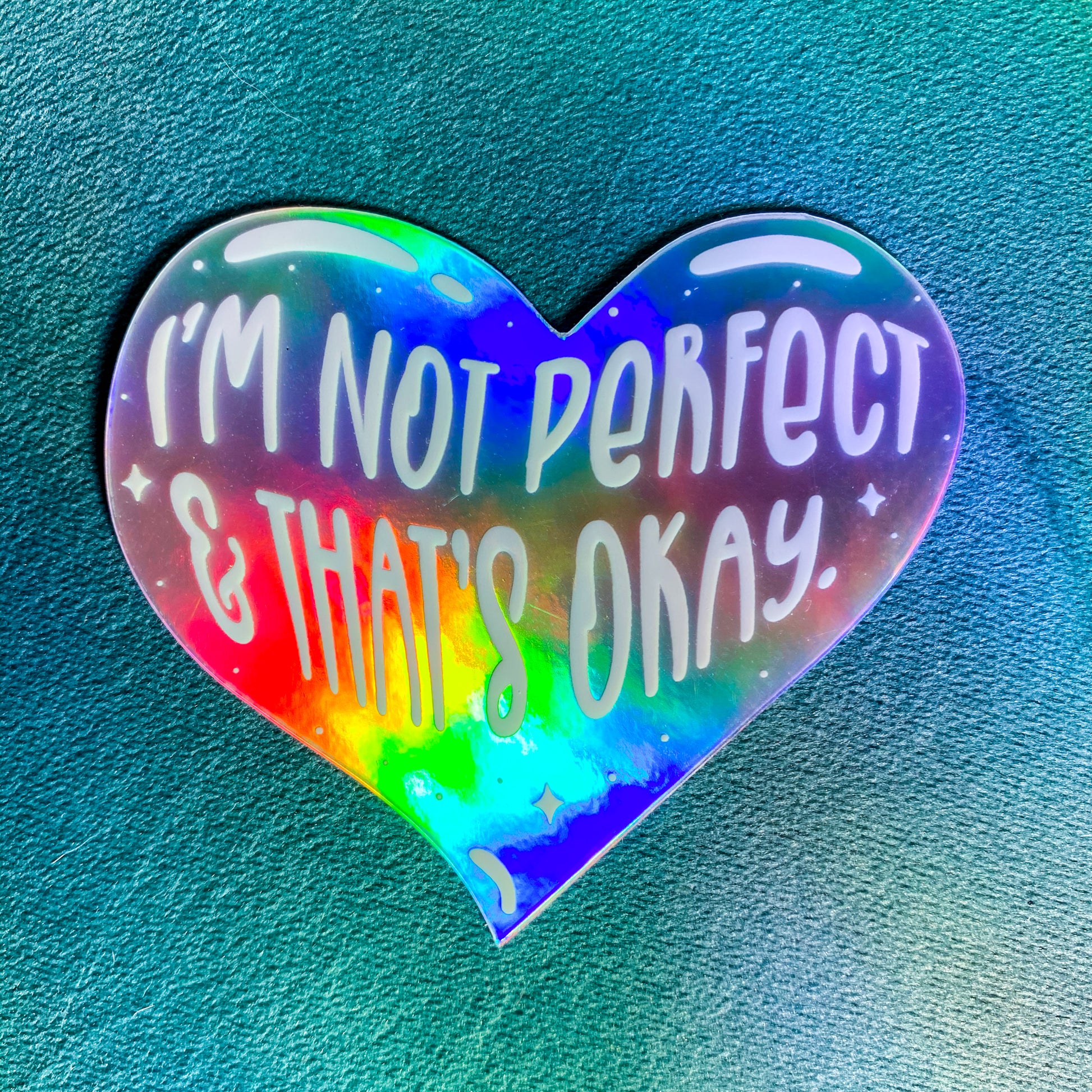 Perfectly Imperfect Vinyl Sticker
