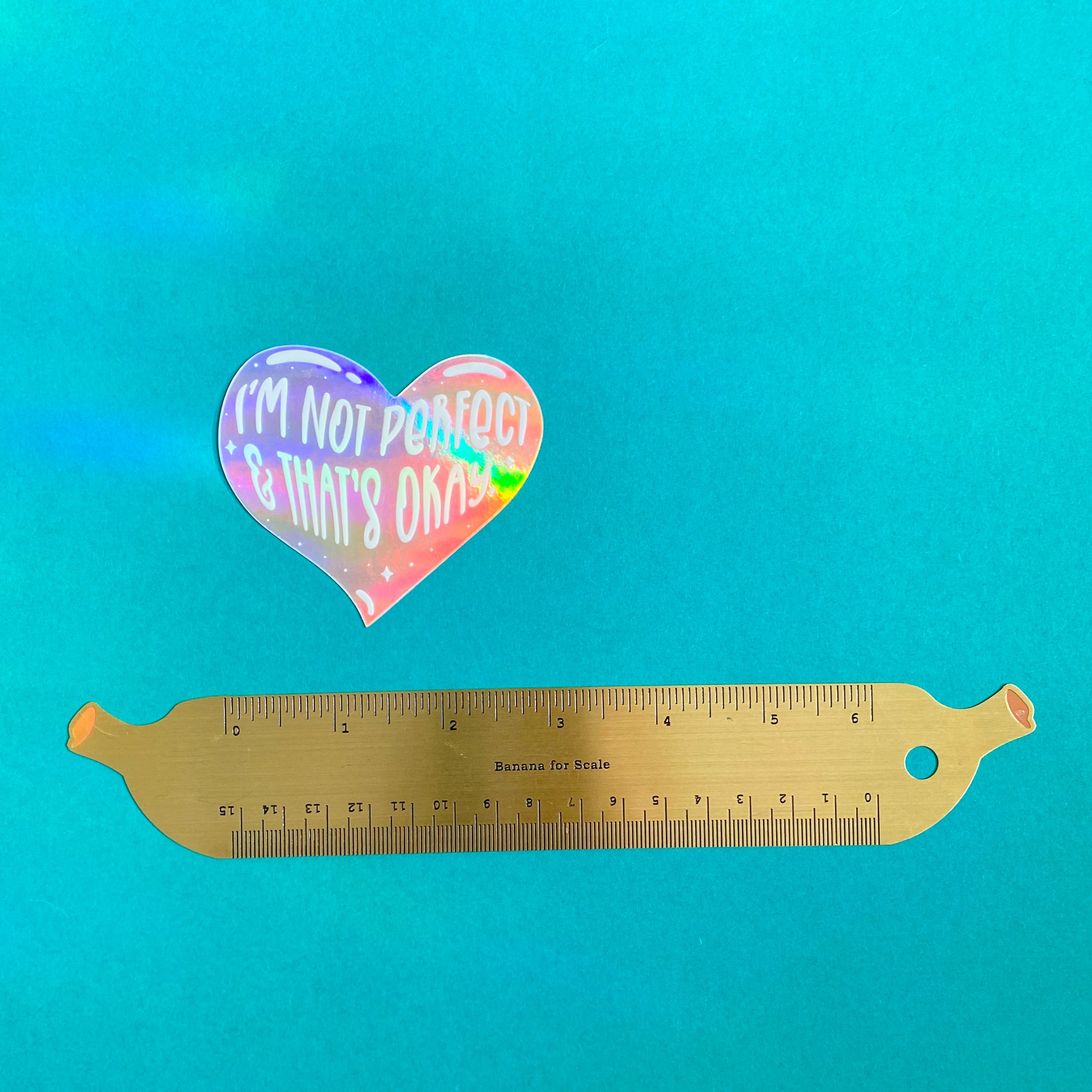 Perfectly Imperfect Vinyl Sticker
