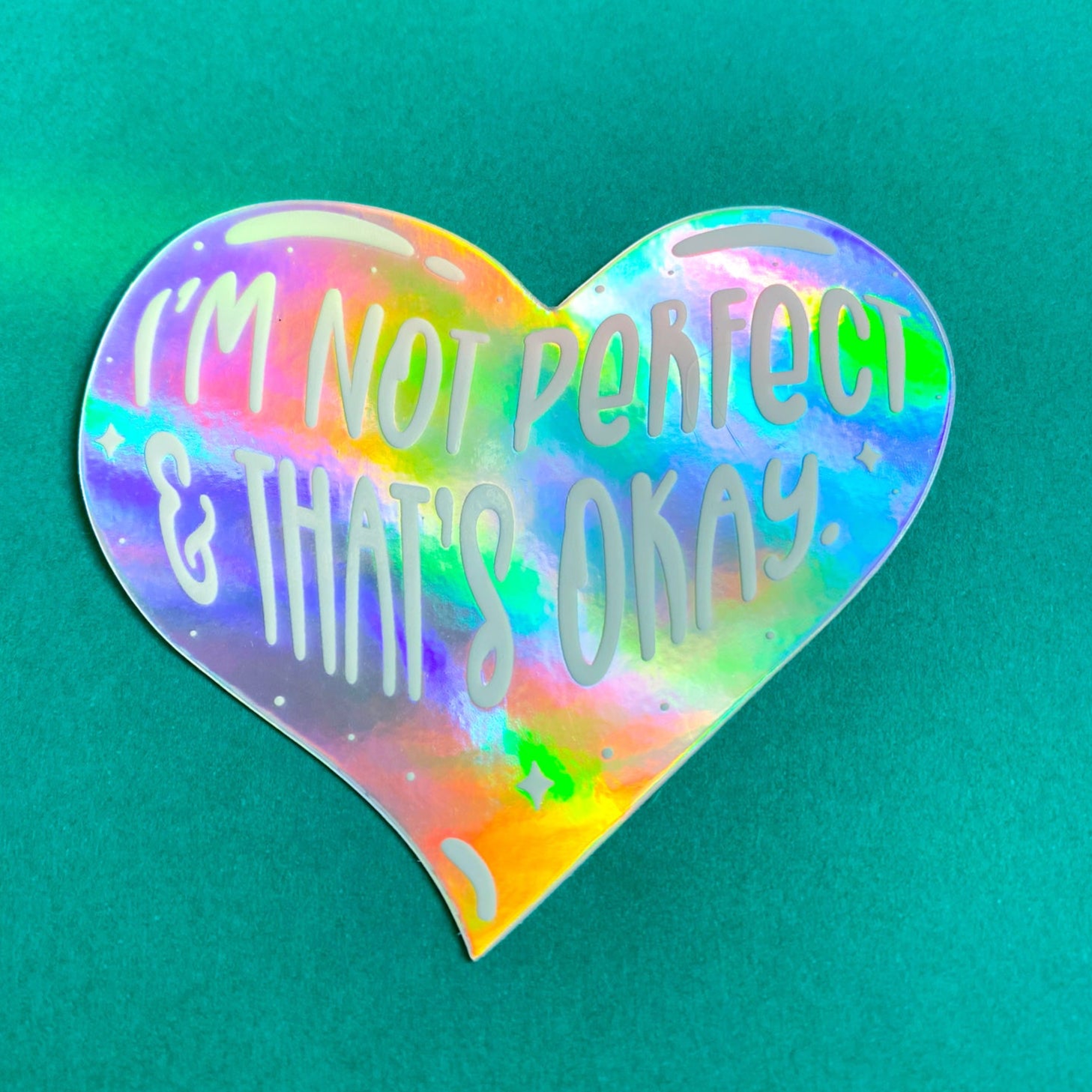Perfectly Imperfect Vinyl Sticker