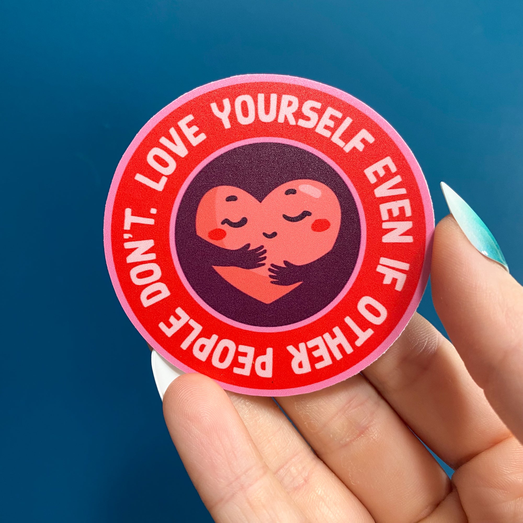 Love Yourself Vinyl Sticker