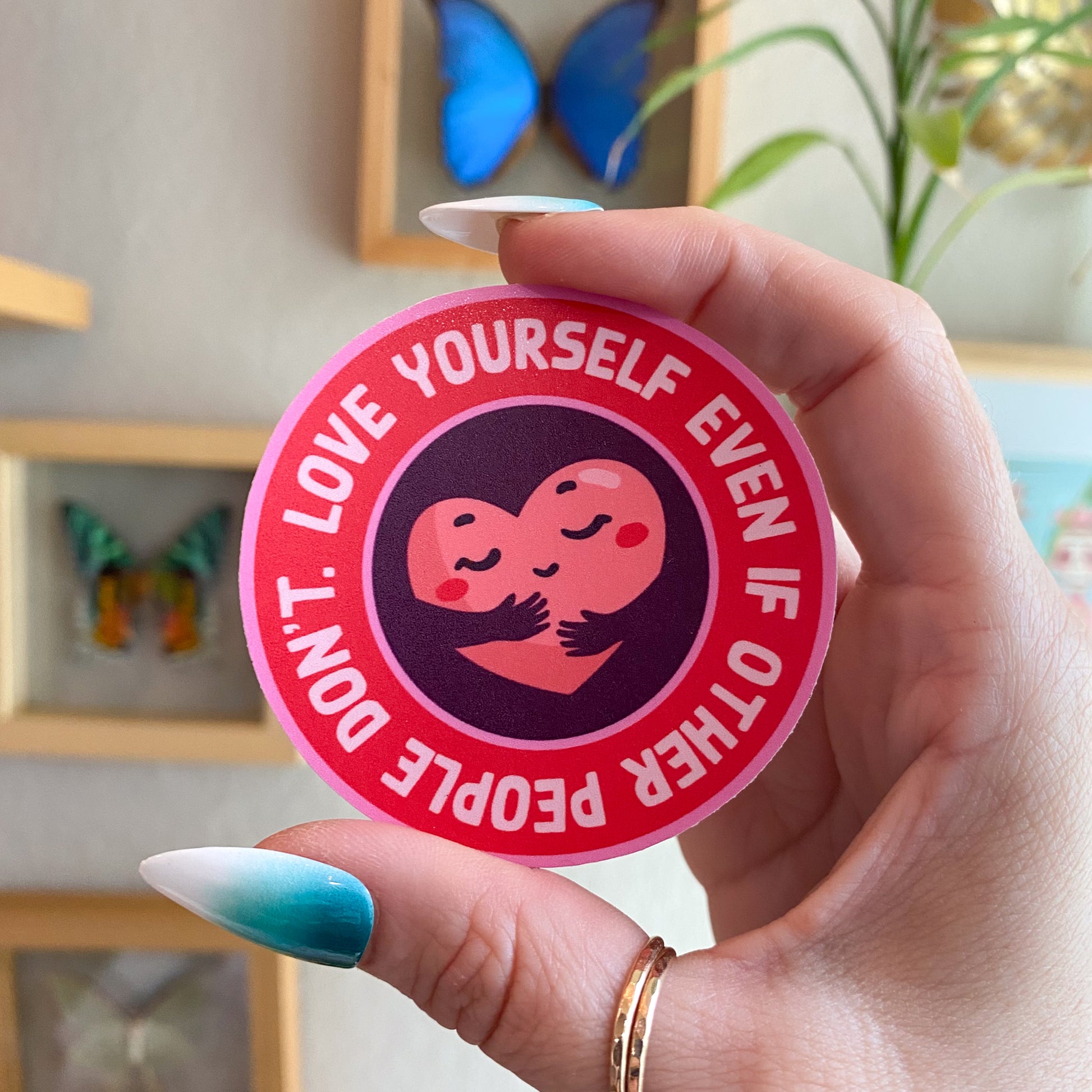 Love Yourself Vinyl Sticker