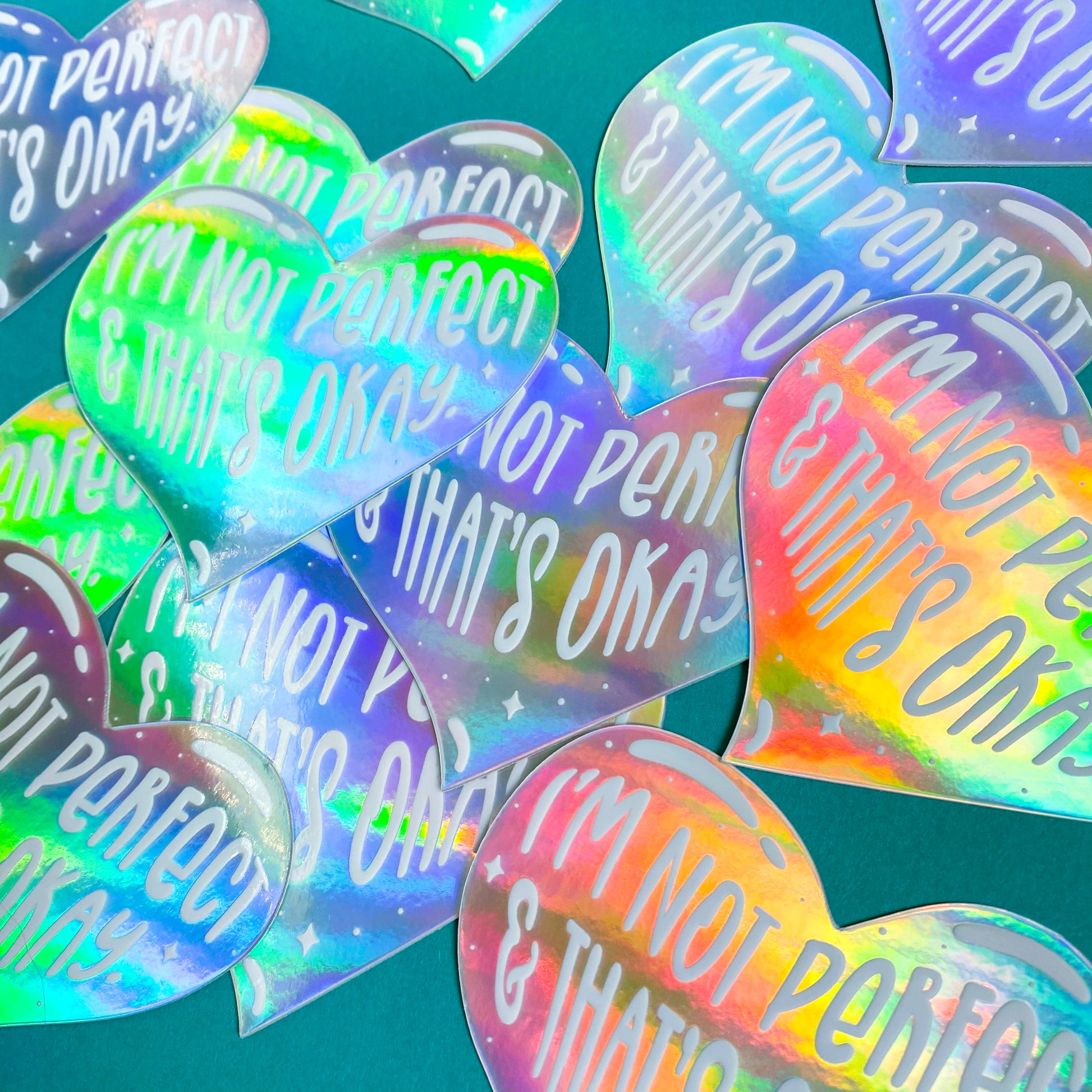 Perfectly Imperfect Vinyl Sticker