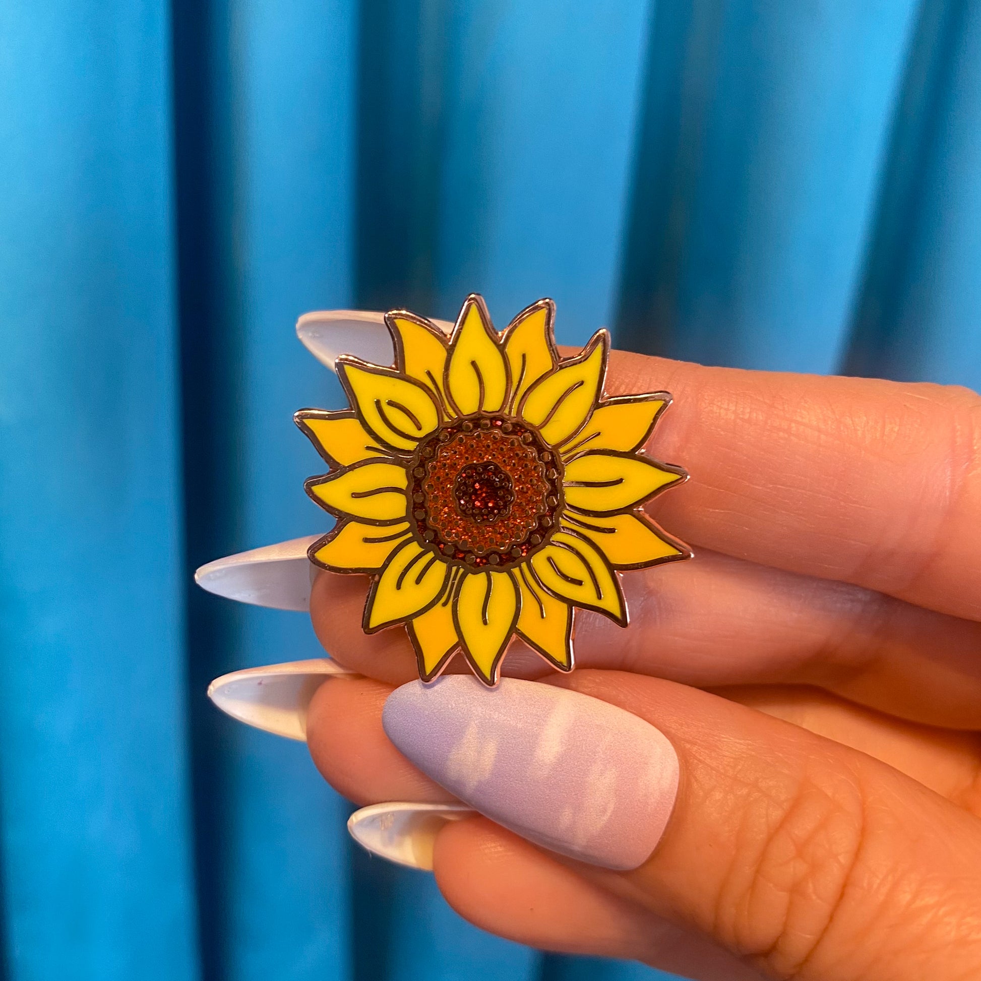 Yellow Sunflower Enamel Pin
