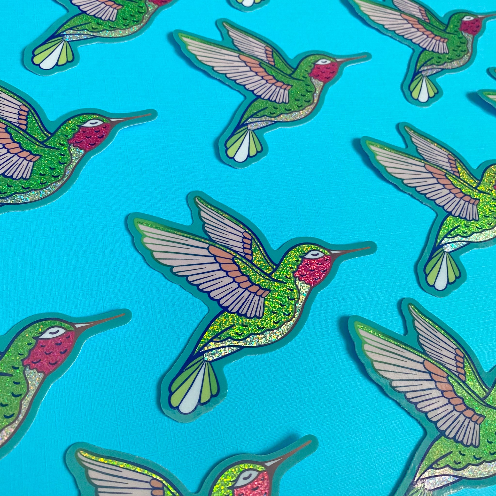 Hummingbird Vinyl Sticker