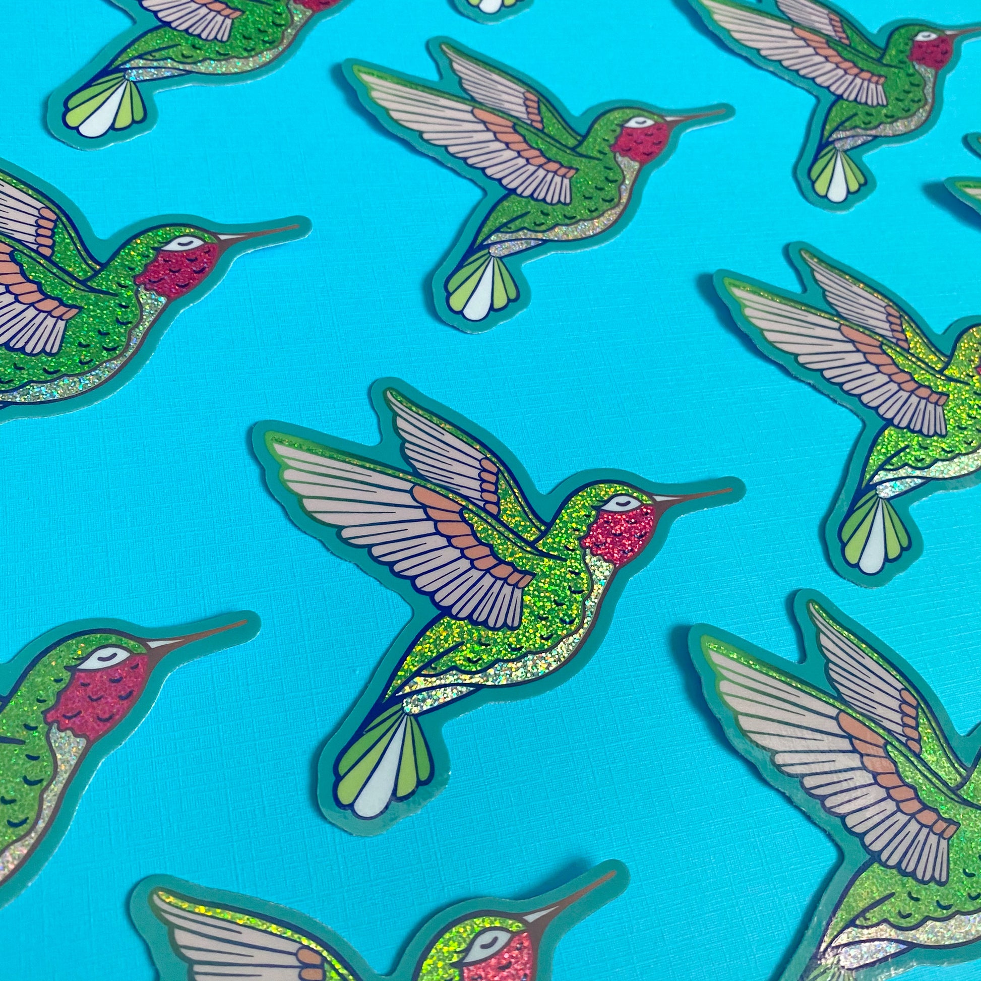 Hummingbird Vinyl Sticker