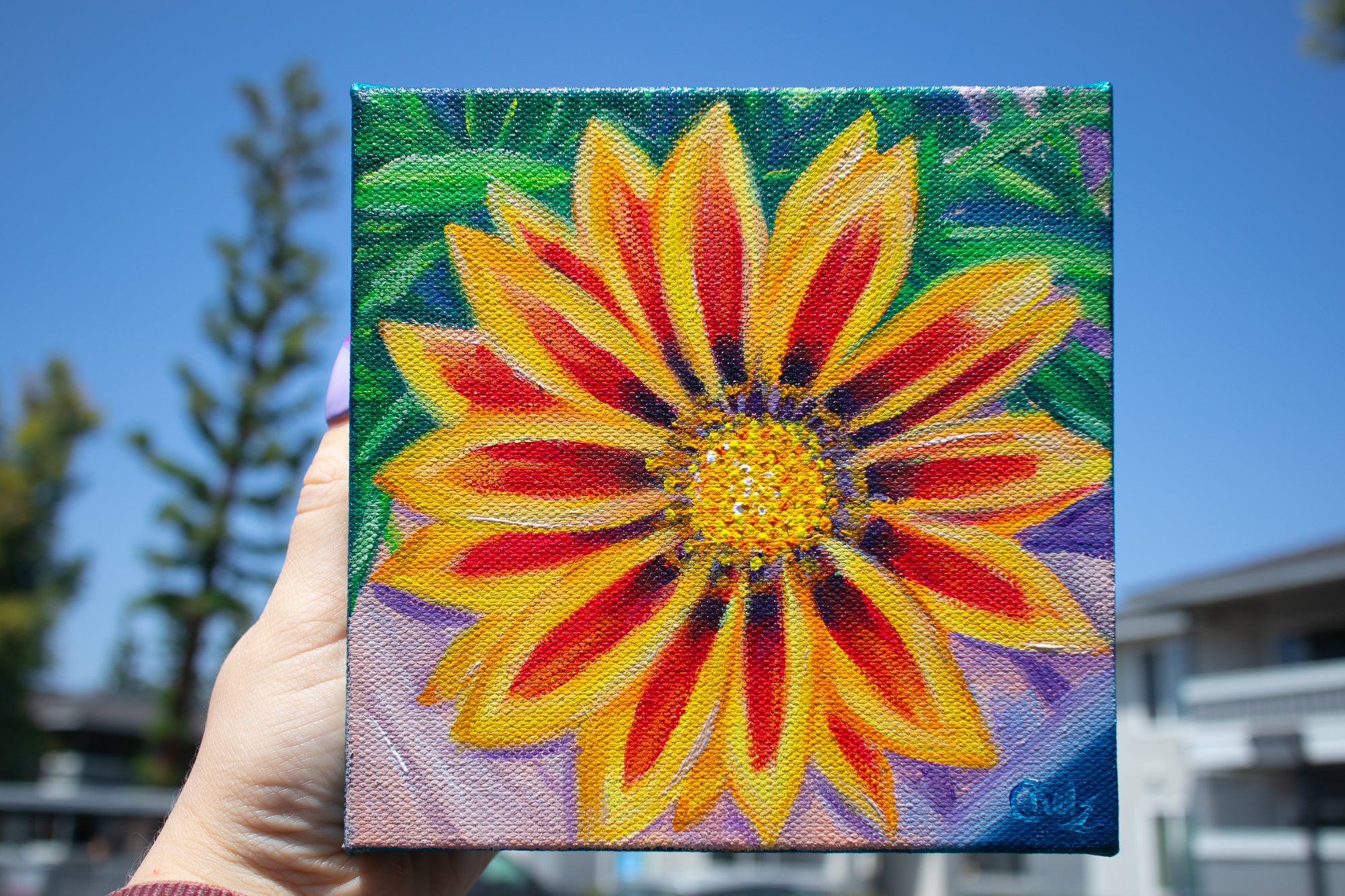 Gazania Rigens Original Painting
