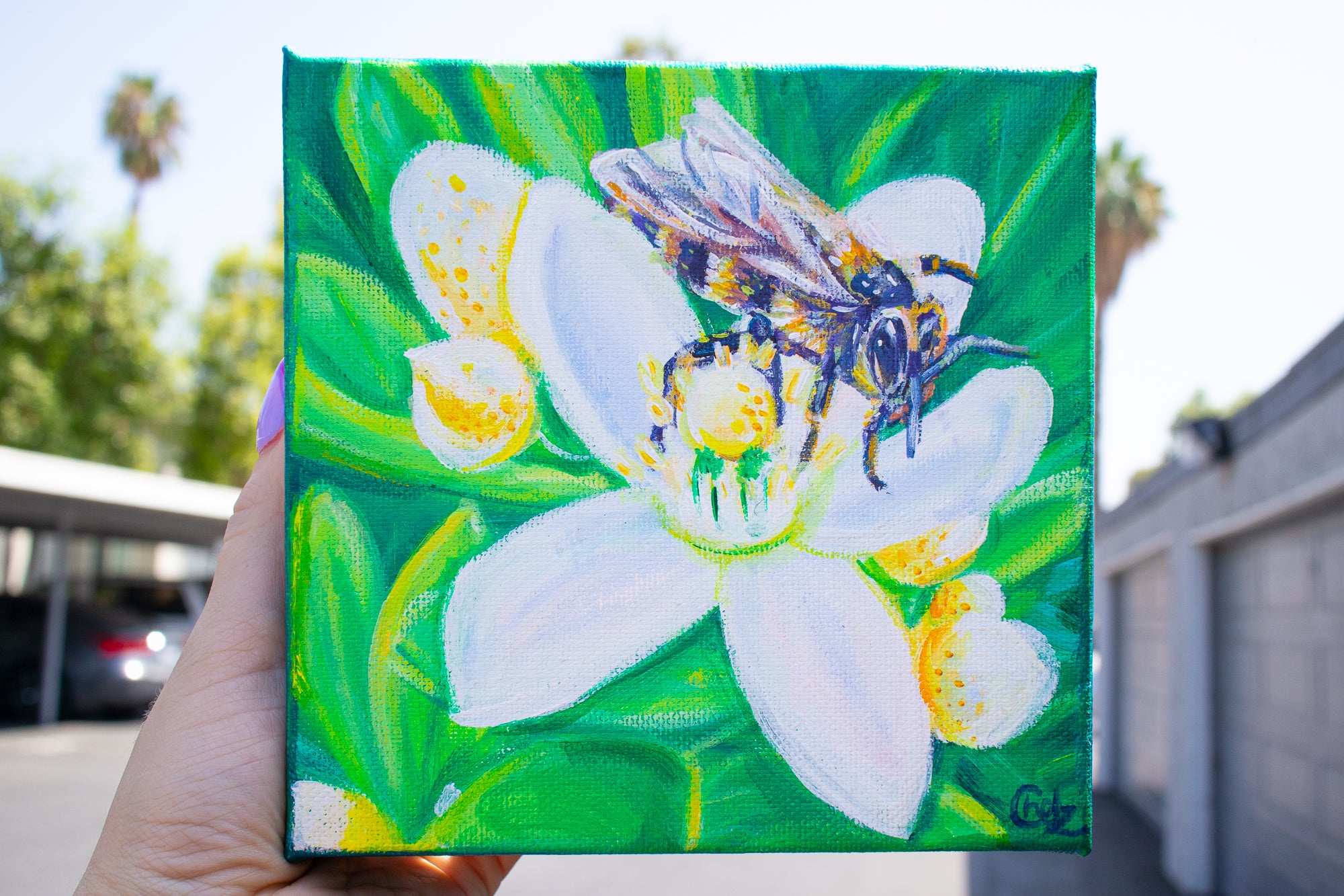 Orange Blossoms Original Painting
