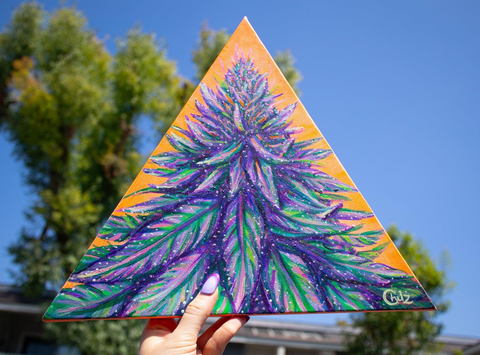 Purple Haze Original Painting