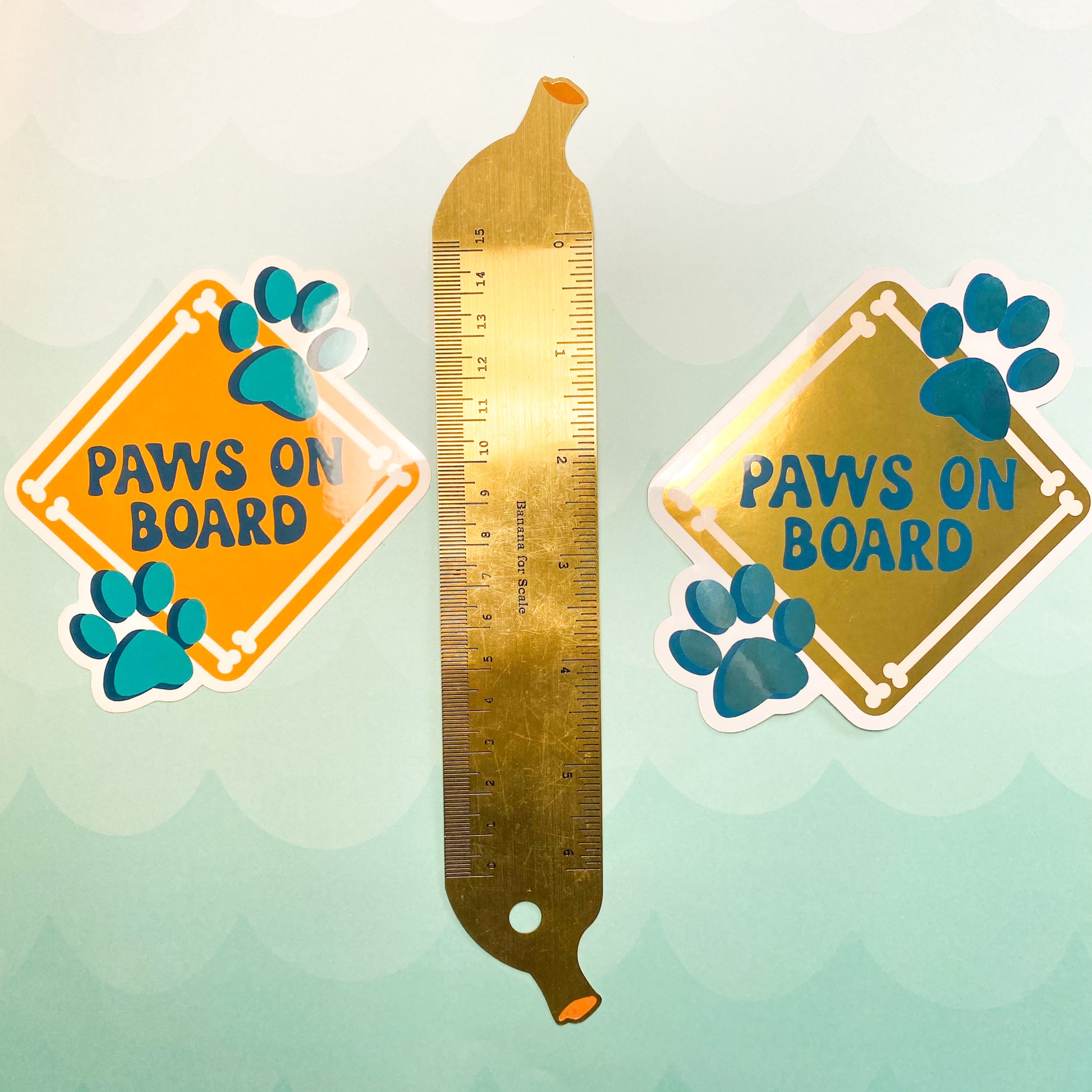 Paws on Board Vinyl Sticker