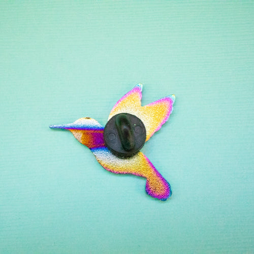 Hummingbird Enamel Pin