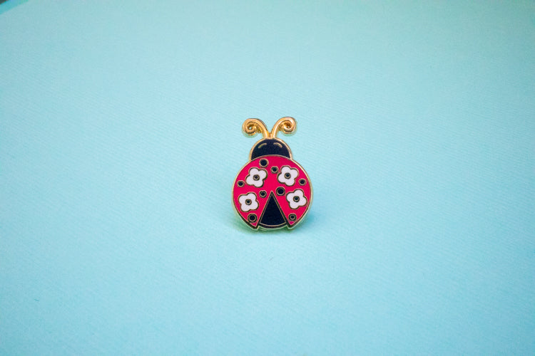 Retro Ladybug Enamel Pin