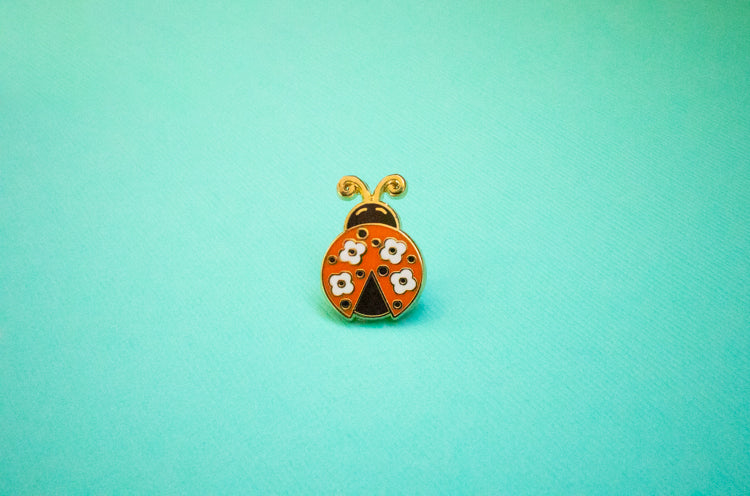 Retro Ladybug Enamel Pin