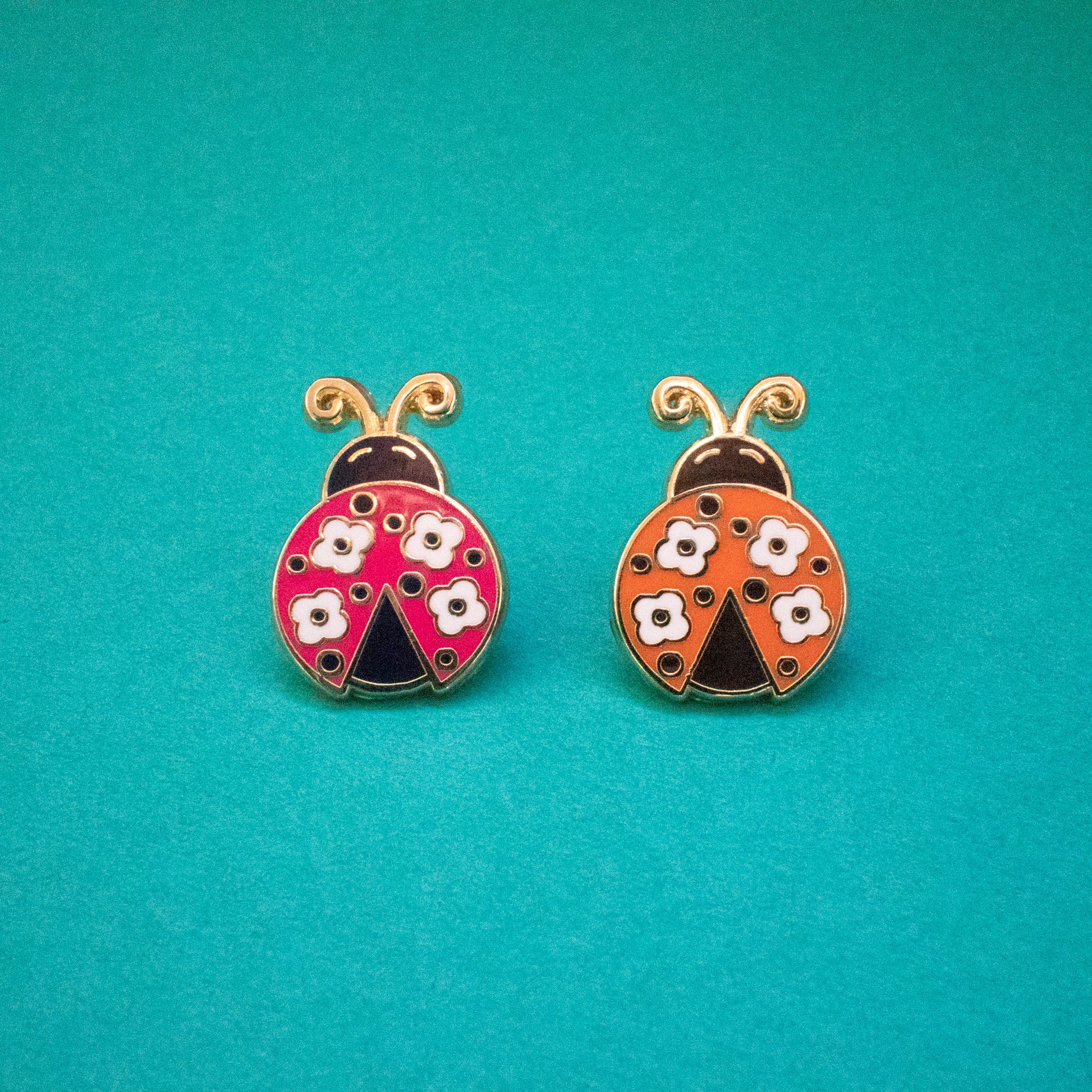 Retro Ladybug Enamel Pin