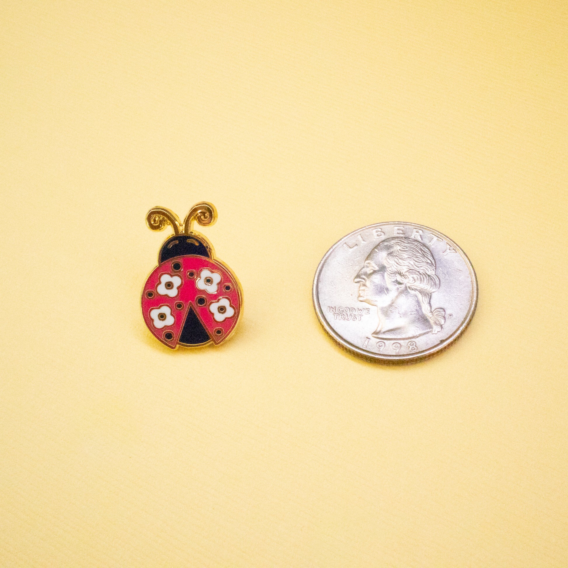 Retro Ladybug Enamel Pin