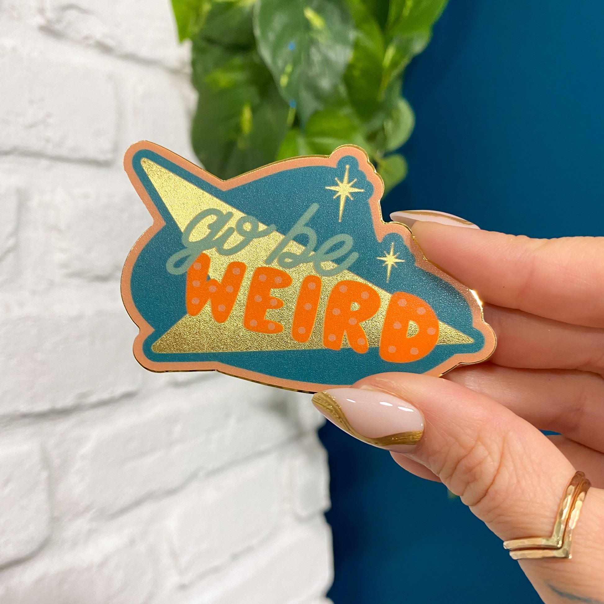 Go Be Weird Vinyl Sticker