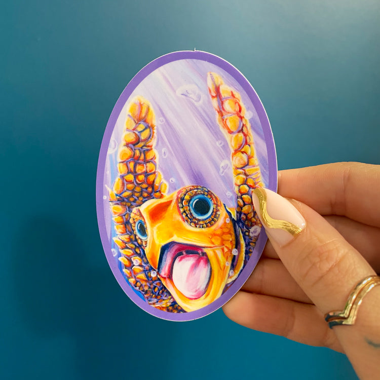Turtley Awesome Sea Turtle Magnet
