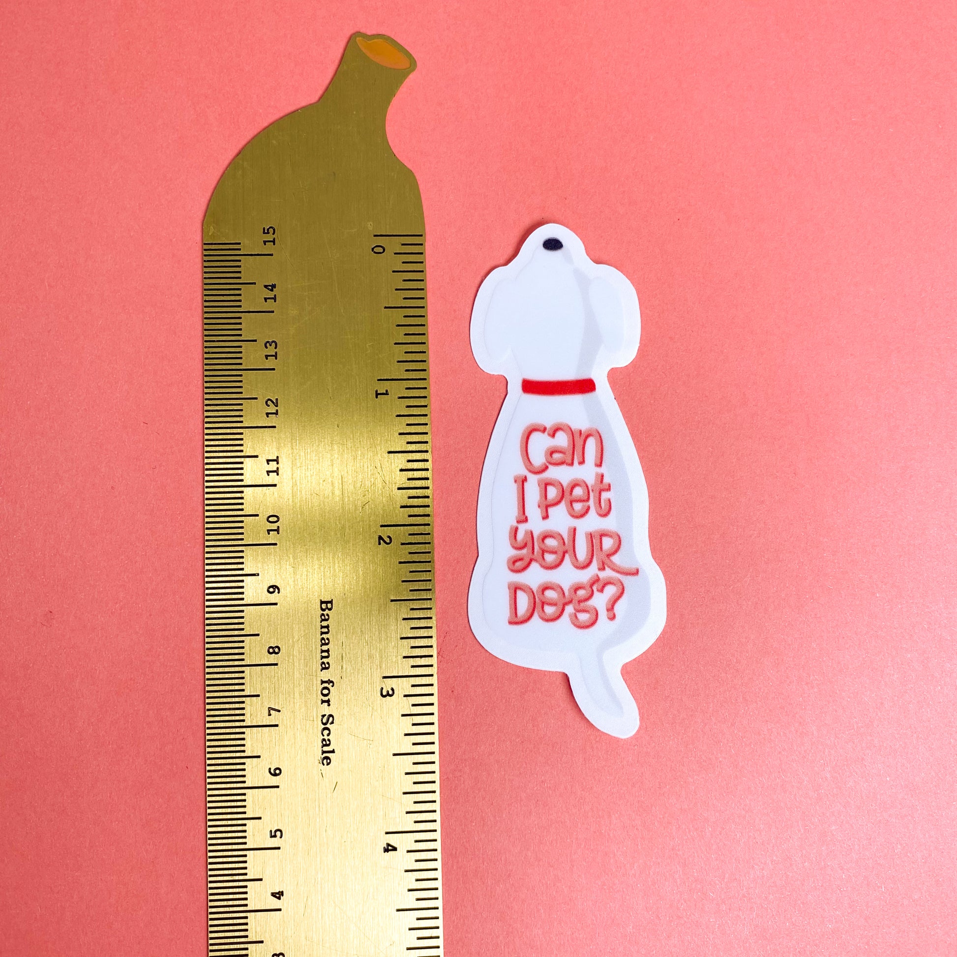 Can I Pet Your Dog Vinyl Sticker