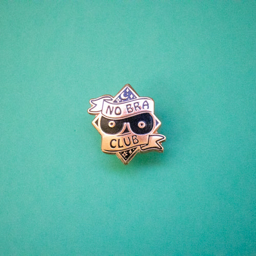 No Bra Club Enamel Pin