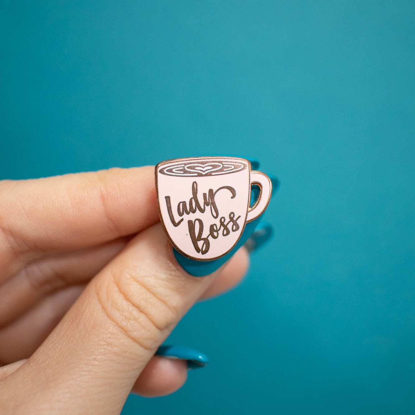 Lady Boss Enamel Pin