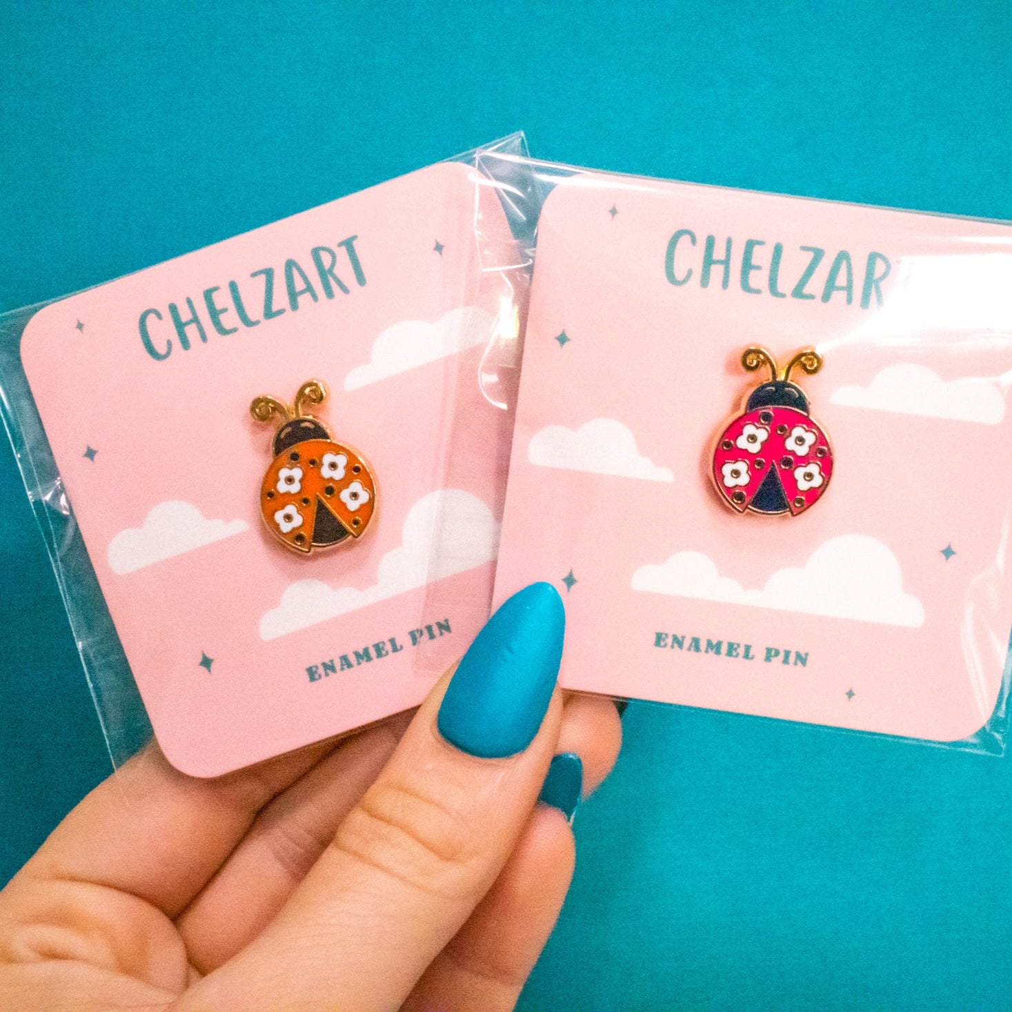 Retro Ladybug Enamel Pin