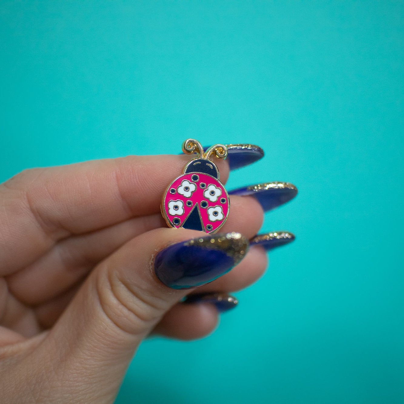 Retro Ladybug Enamel Pin