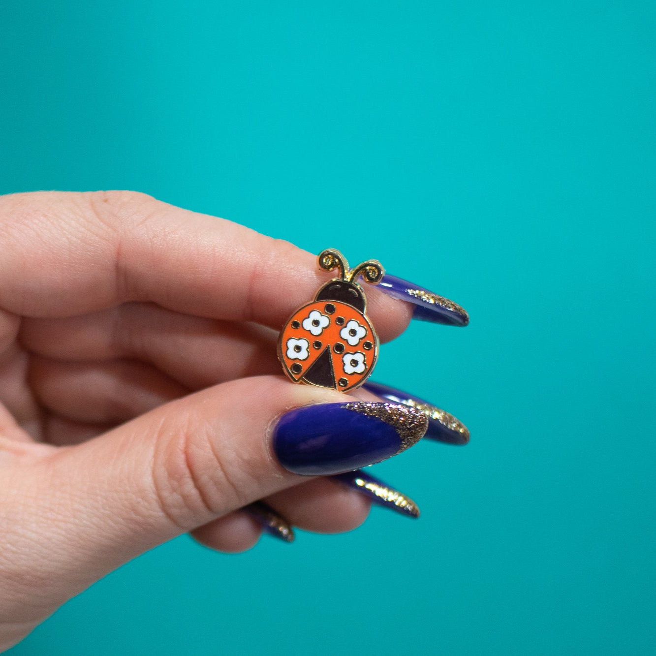 Retro Ladybug Enamel Pin