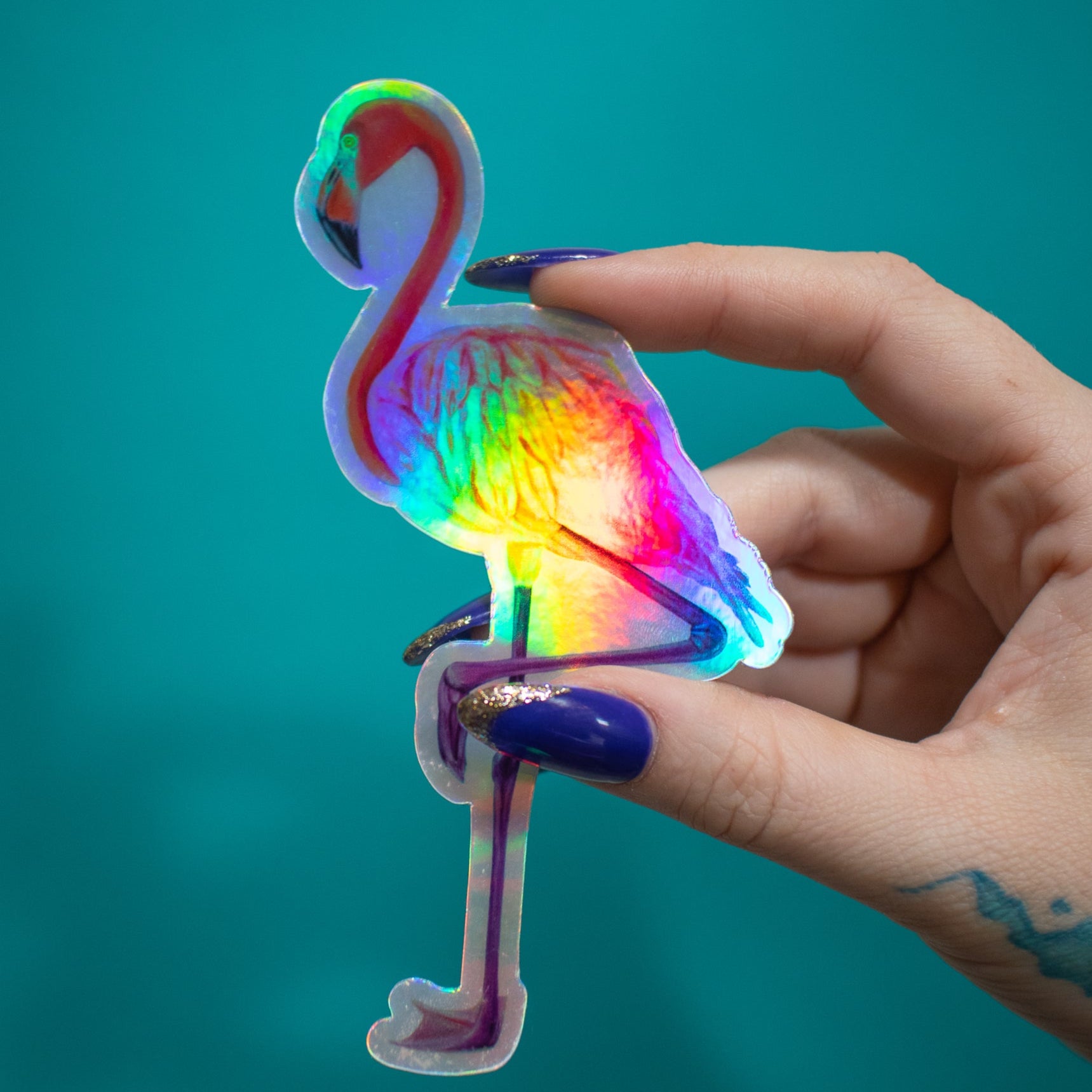 Flamingo Vinyl Sticker