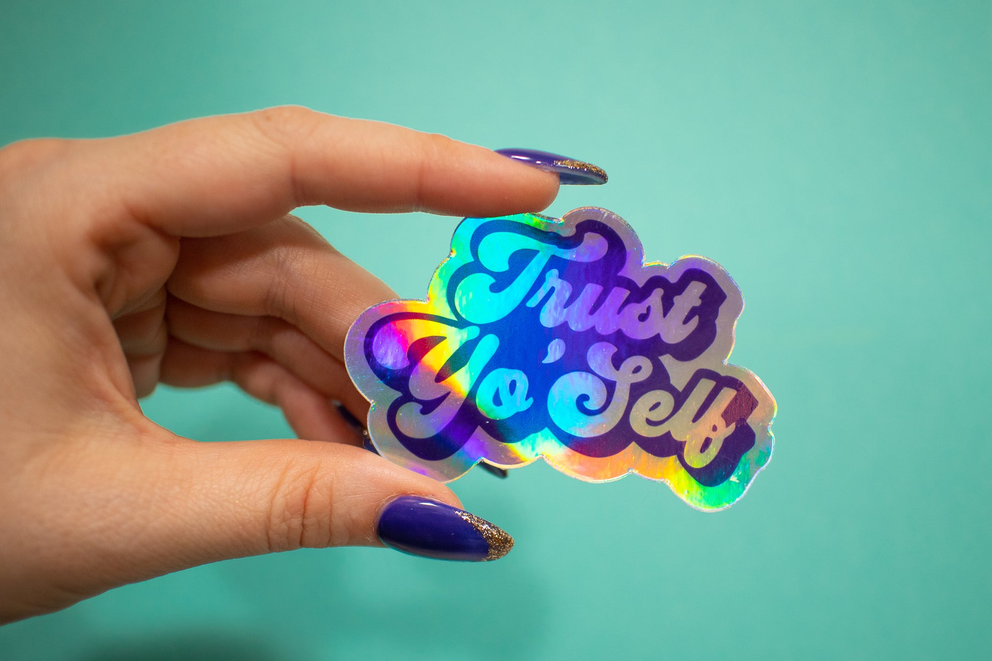 Trust Yo Self Vinyl Sticker