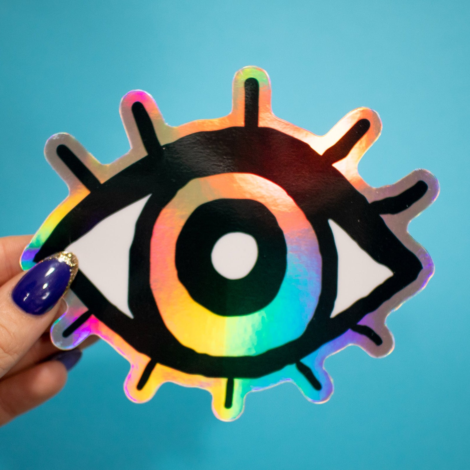 Color Vision Eye Vinyl Sticker