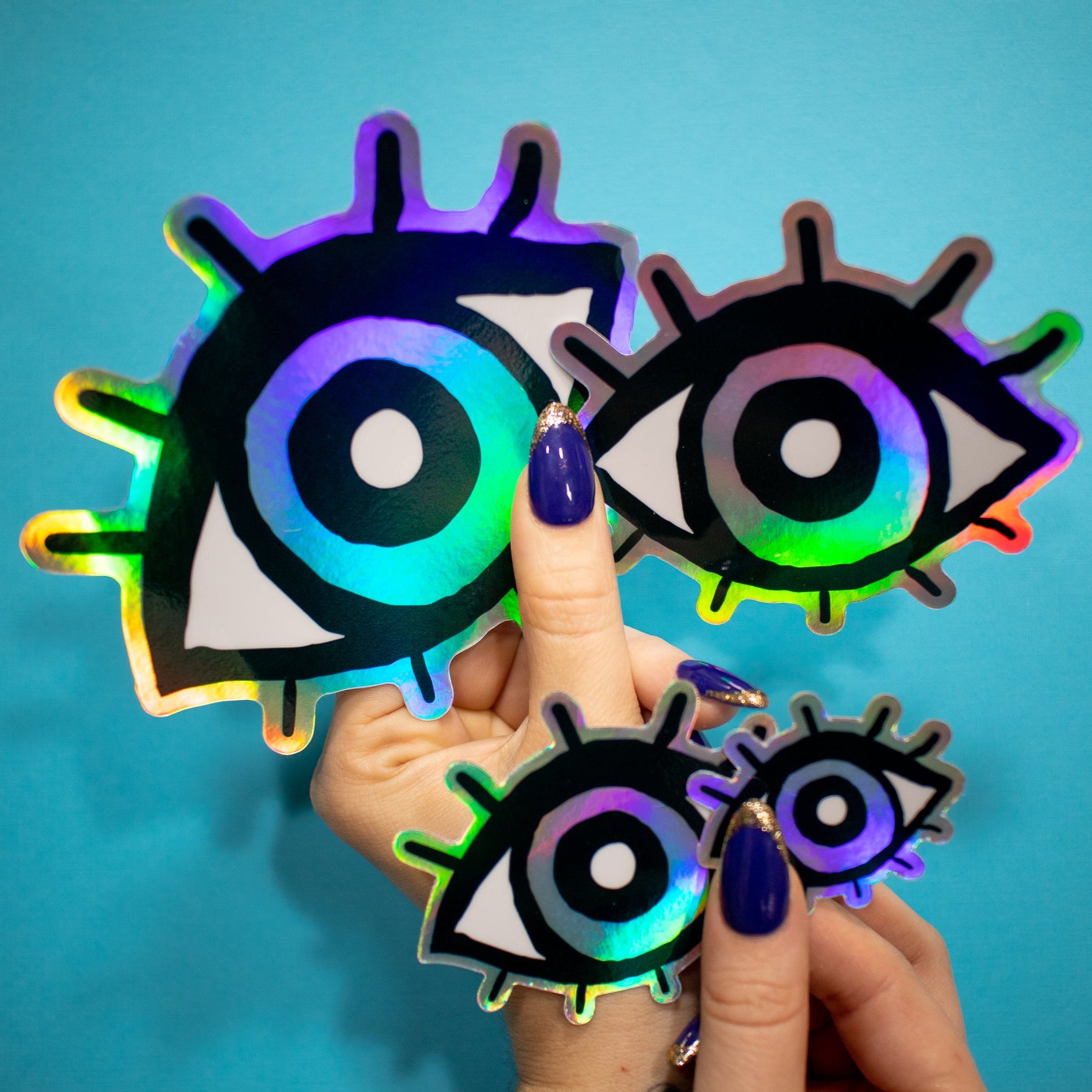 Color Vision Eye Vinyl Sticker