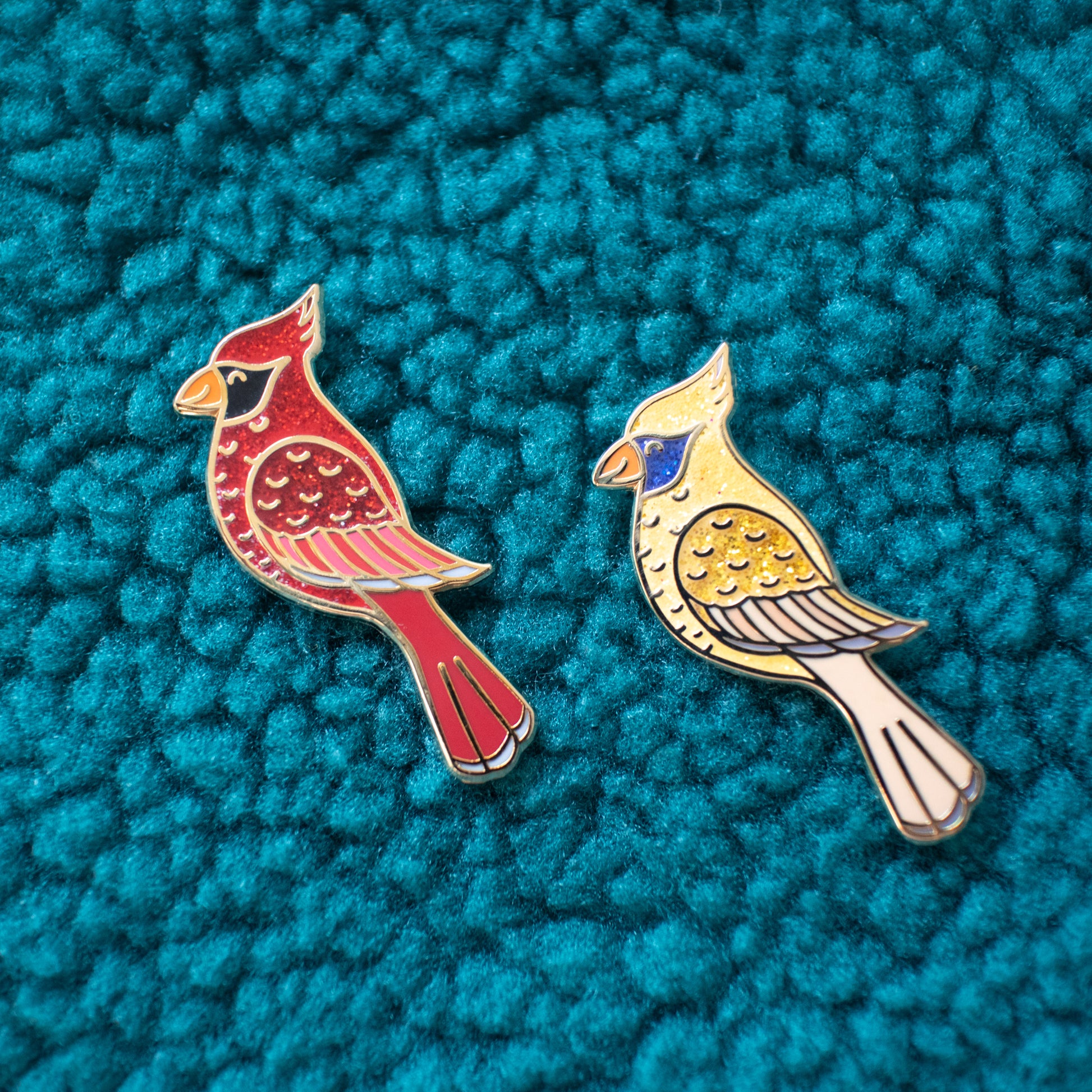Cardinal Enamel Pin