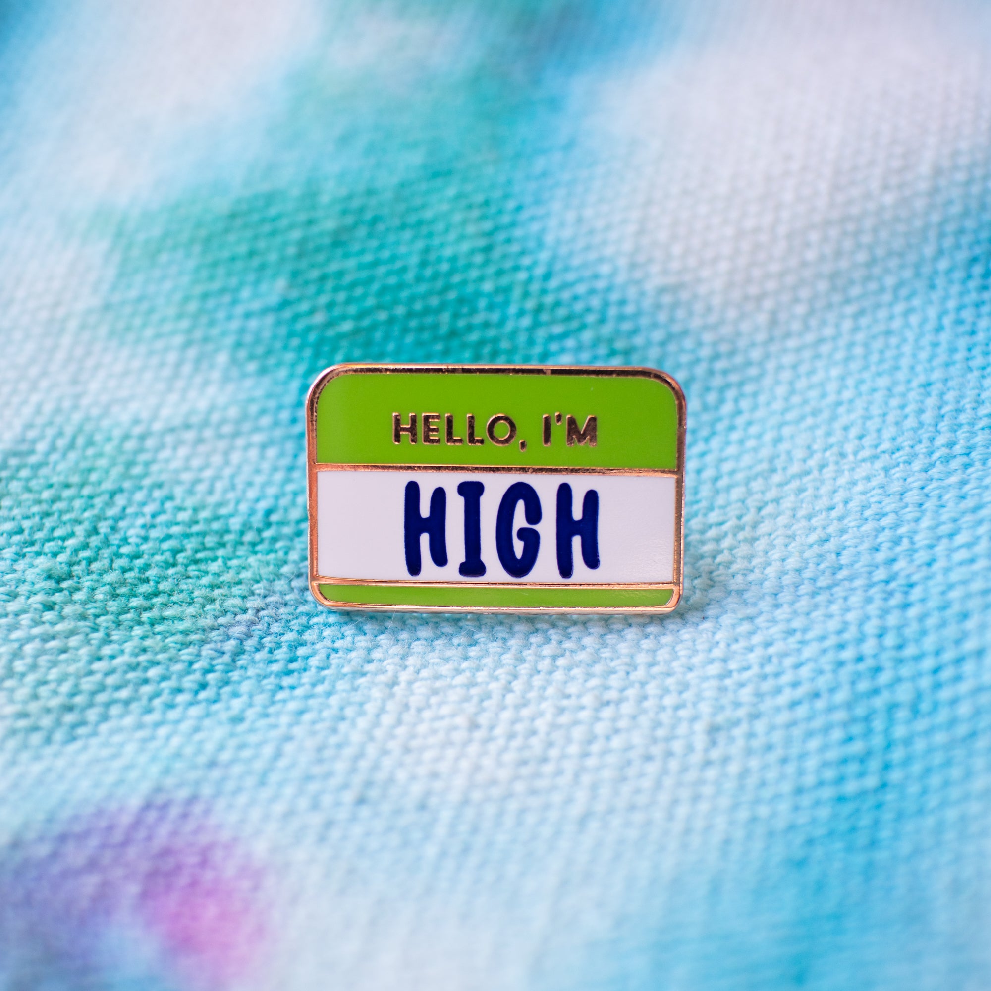 Hello, I'm High Enamel Pin