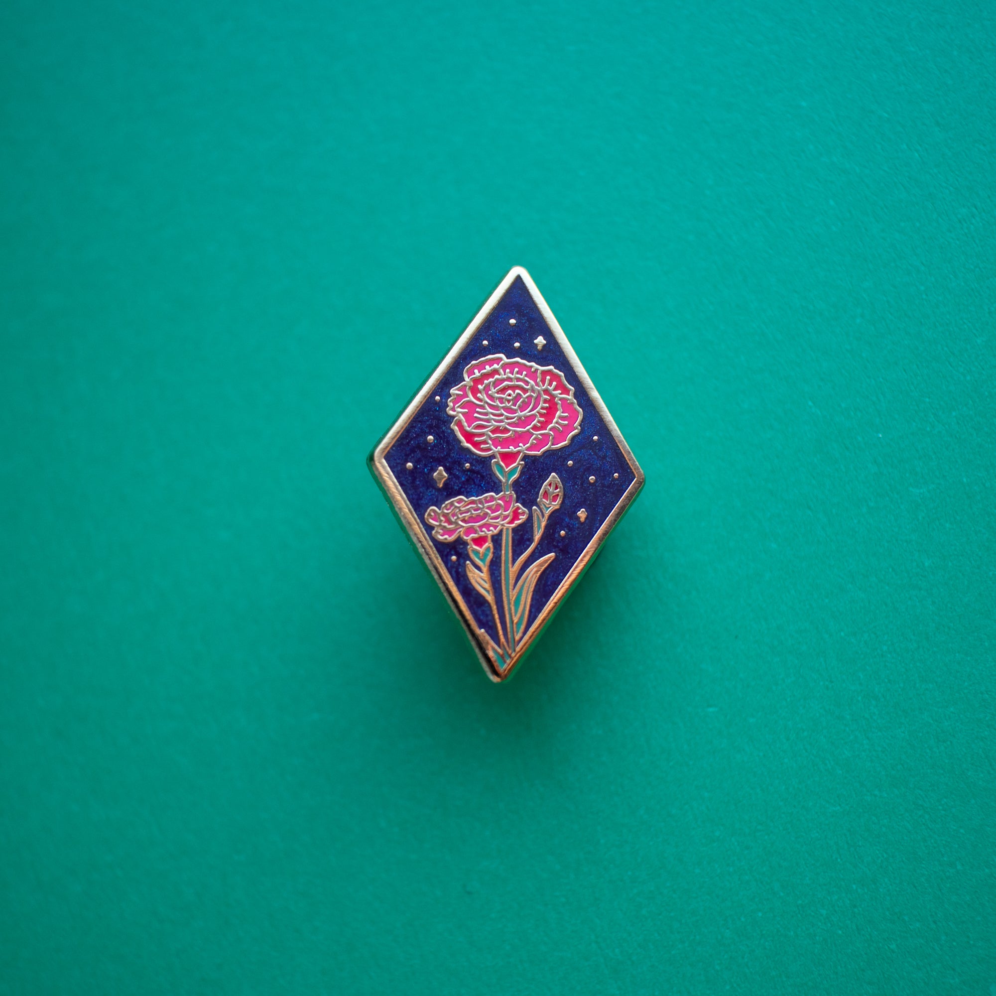 Carnations Enamel Pin