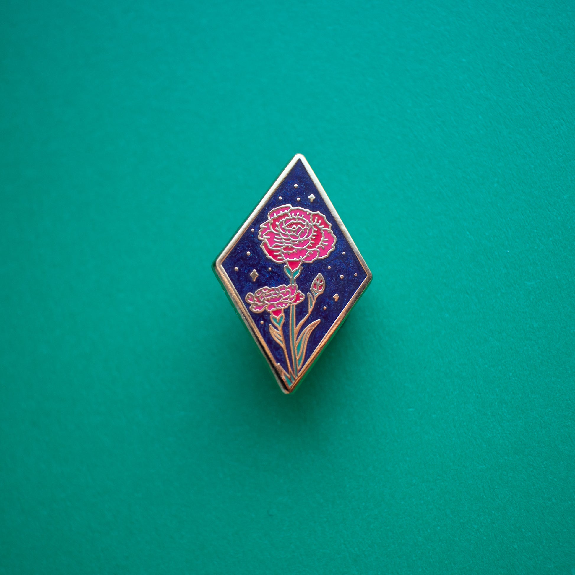 Carnations Enamel Pin
