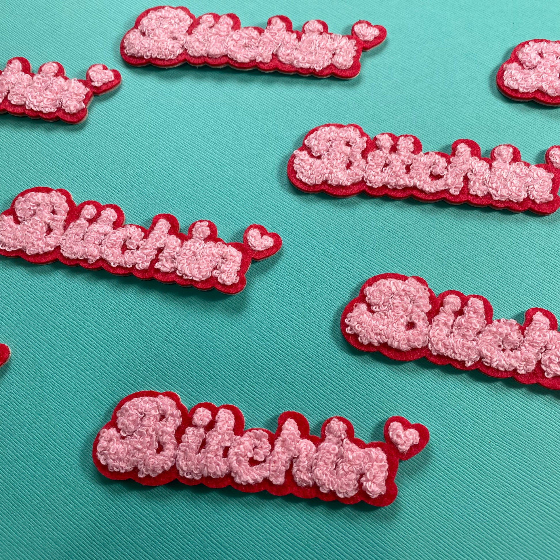 Bitchin Chenille Embroidered Iron-On  Patch