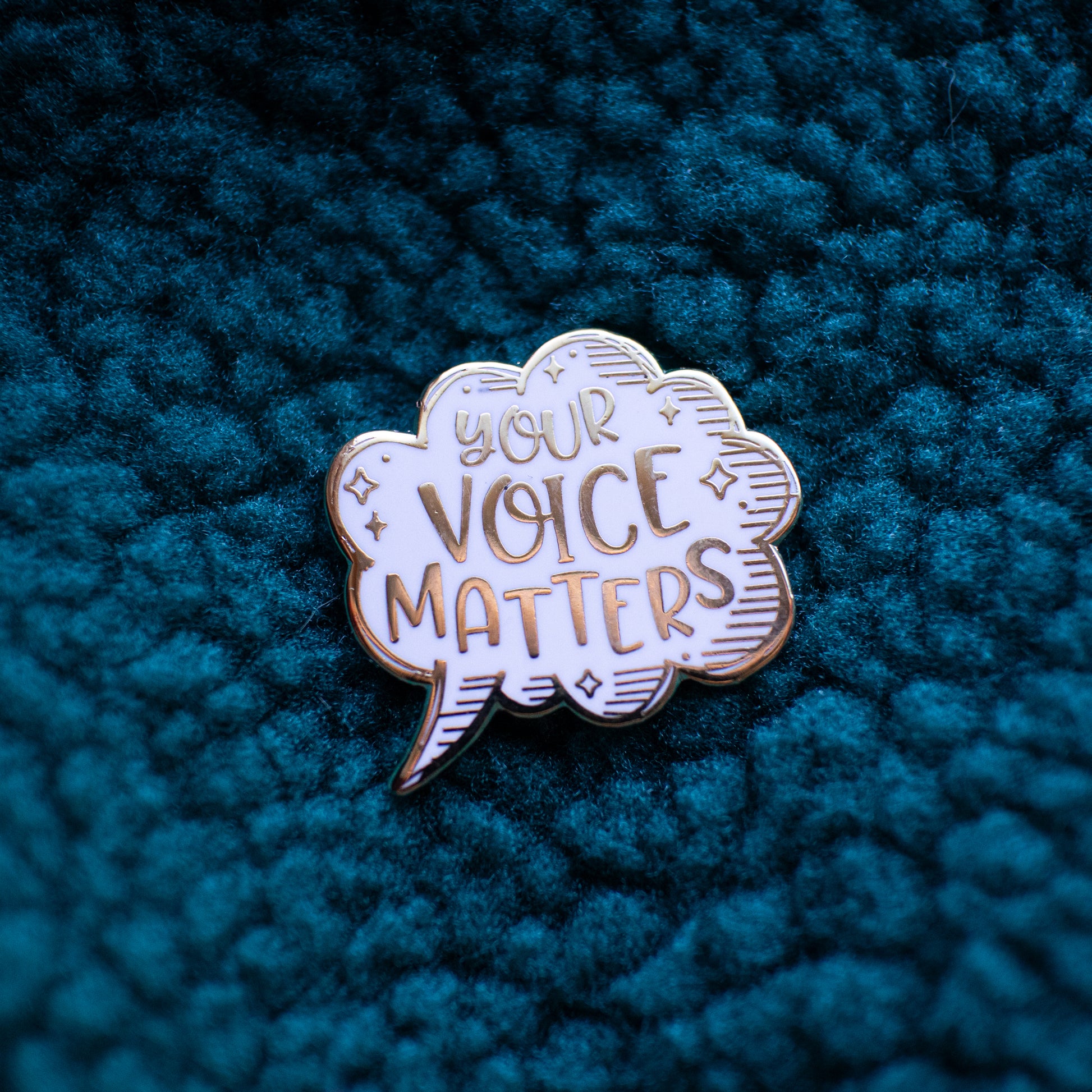 Your Voice Matters Enamel Pin