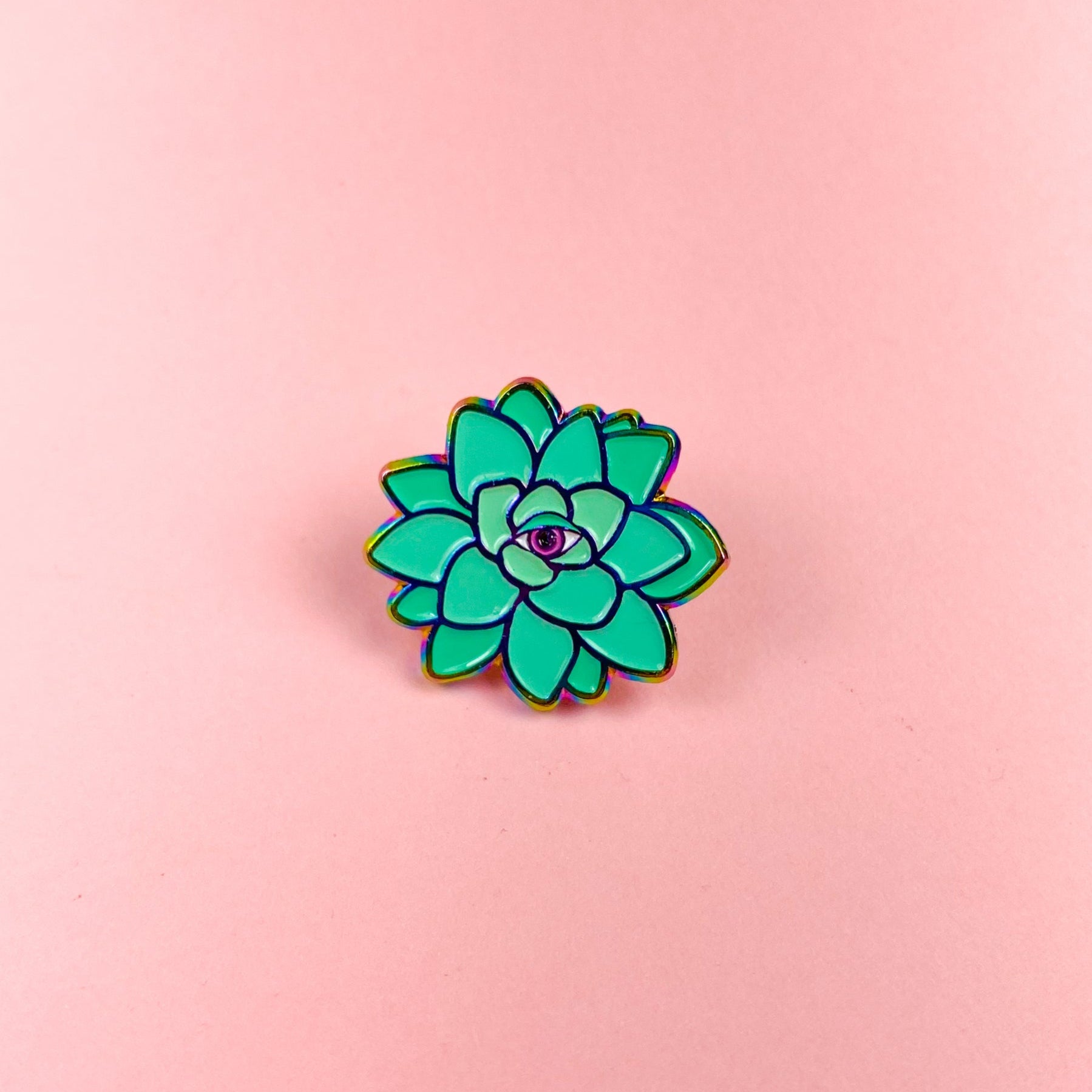 Succulent Enamel Pin