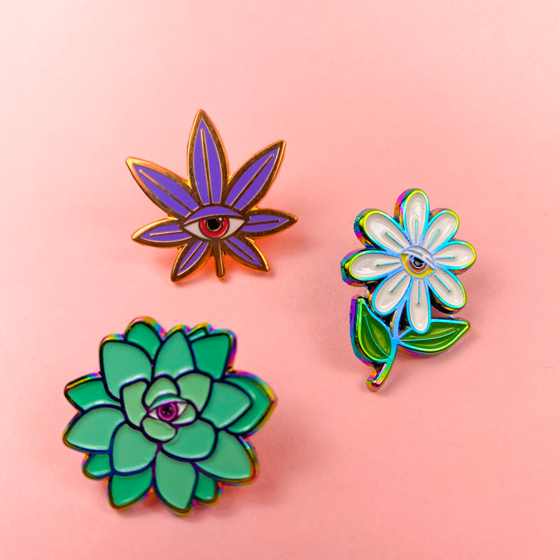 Dazed Daisy Enamel Pin