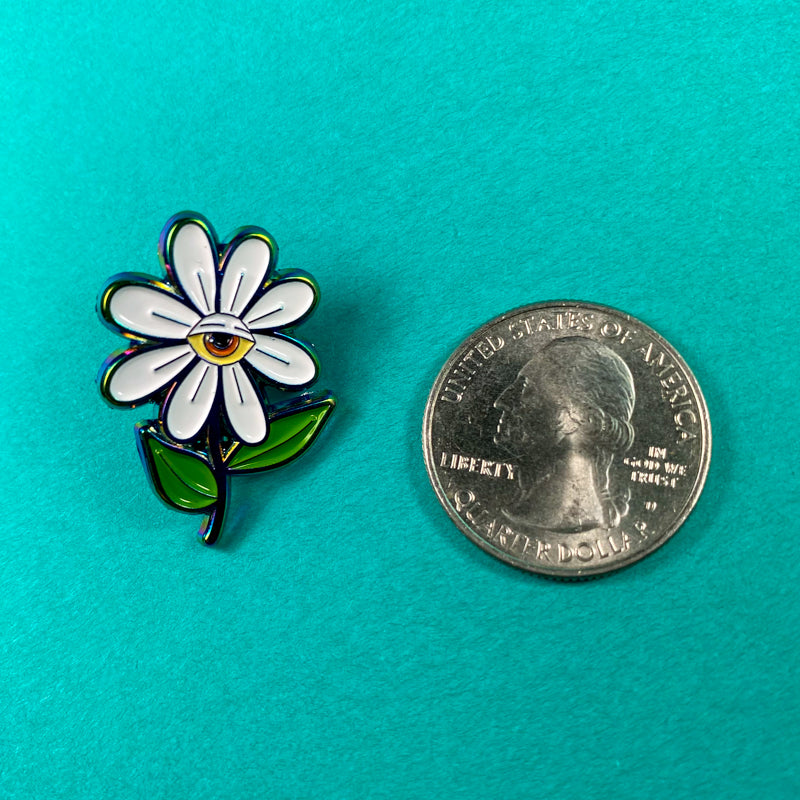 Dazed Daisy Enamel Pin
