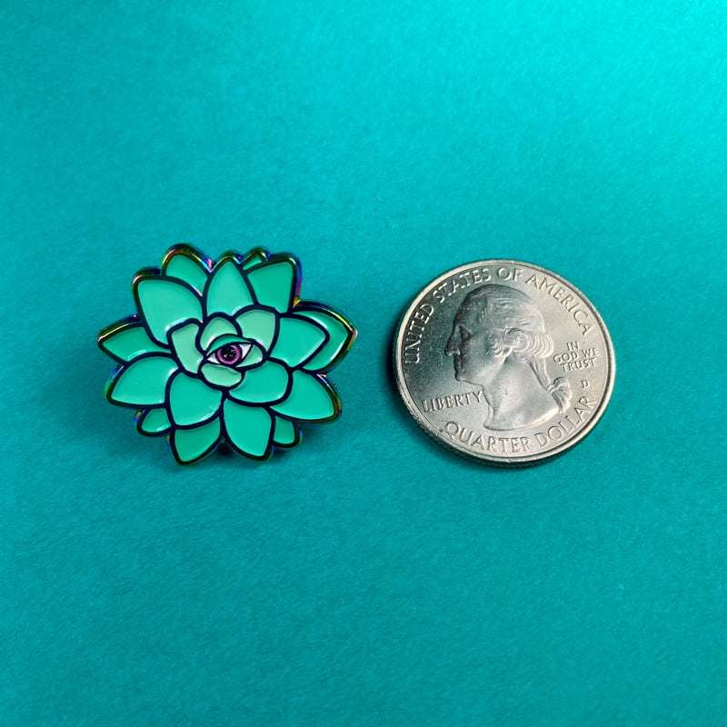Succulent Enamel Pin