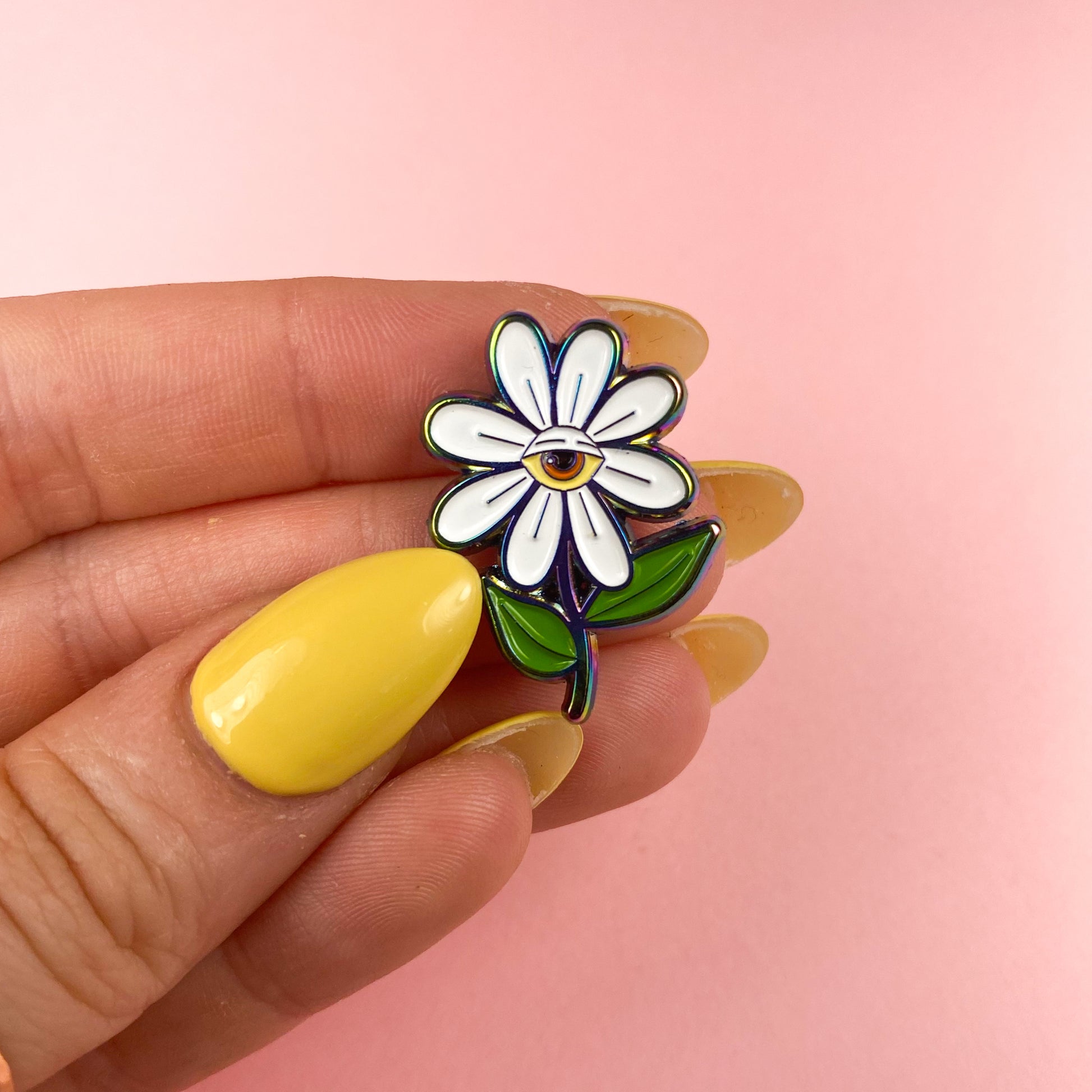 Dazed Daisy Enamel Pin