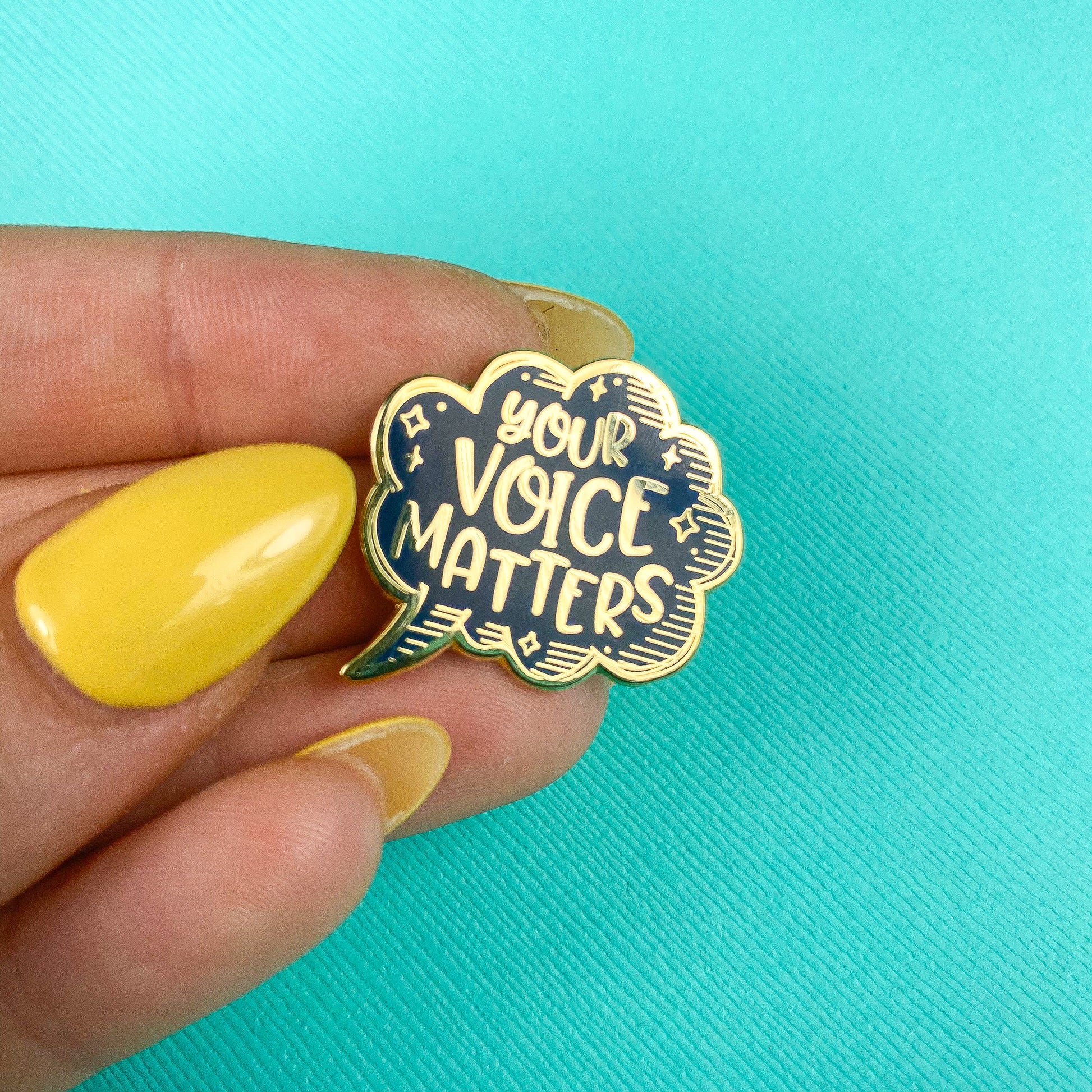 Your Voice Matters Enamel Pin
