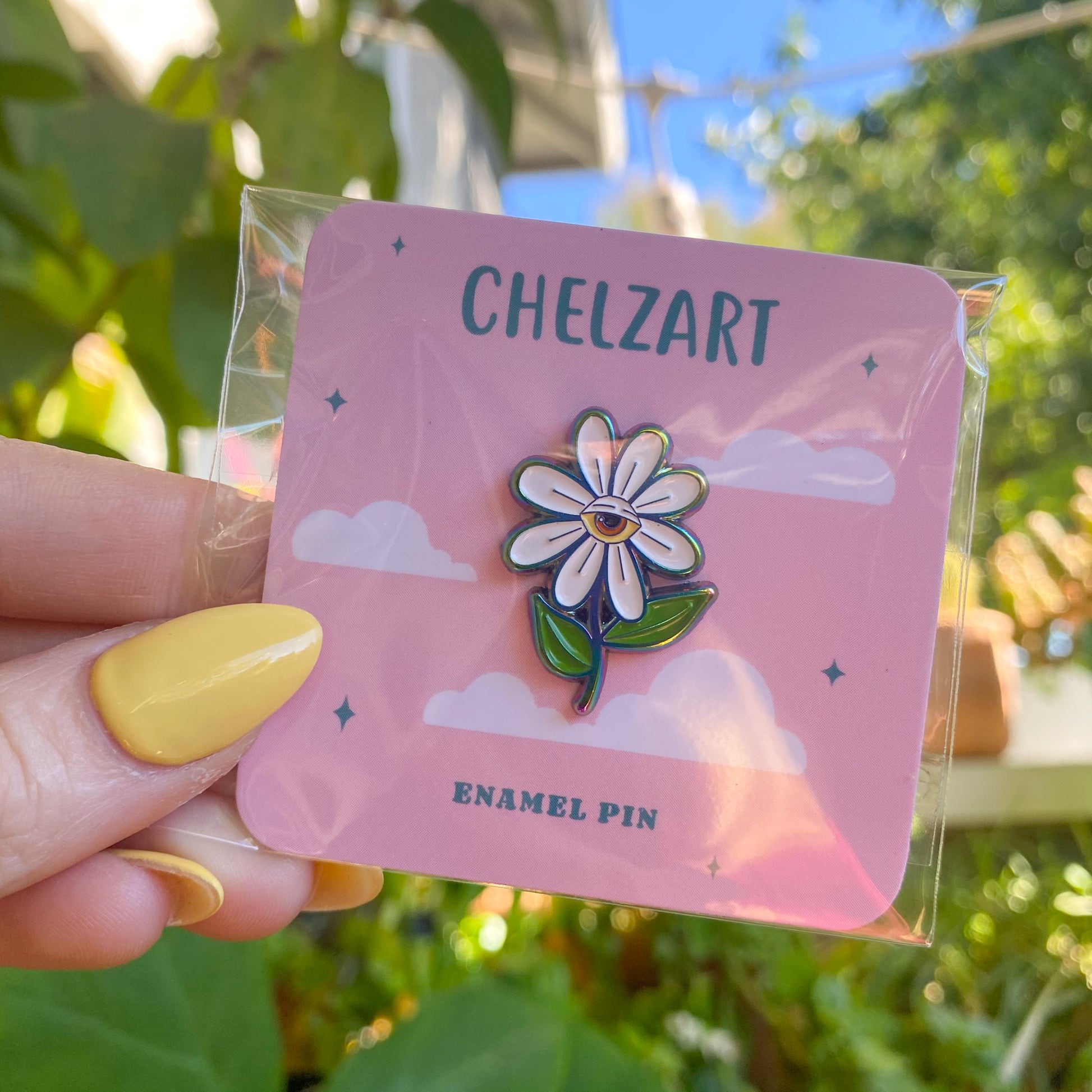Dazed Daisy Enamel Pin
