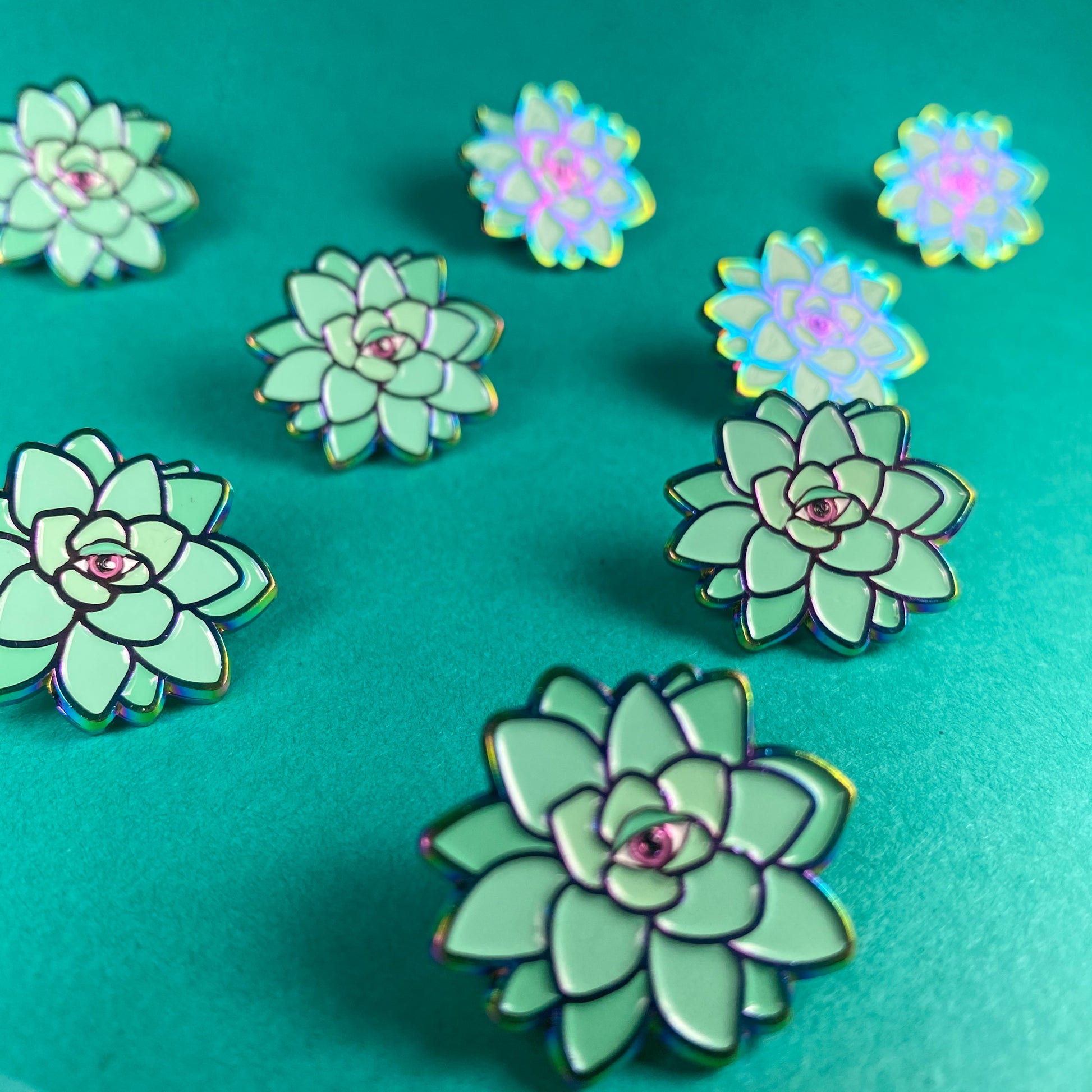 Succulent Enamel Pin
