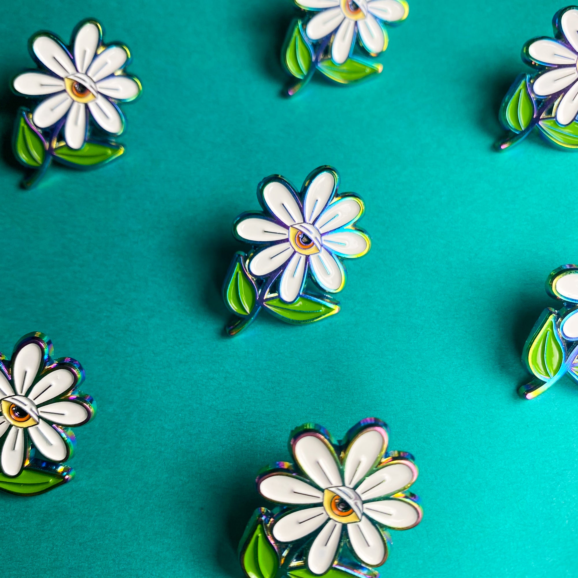 Dazed Daisy Enamel Pin