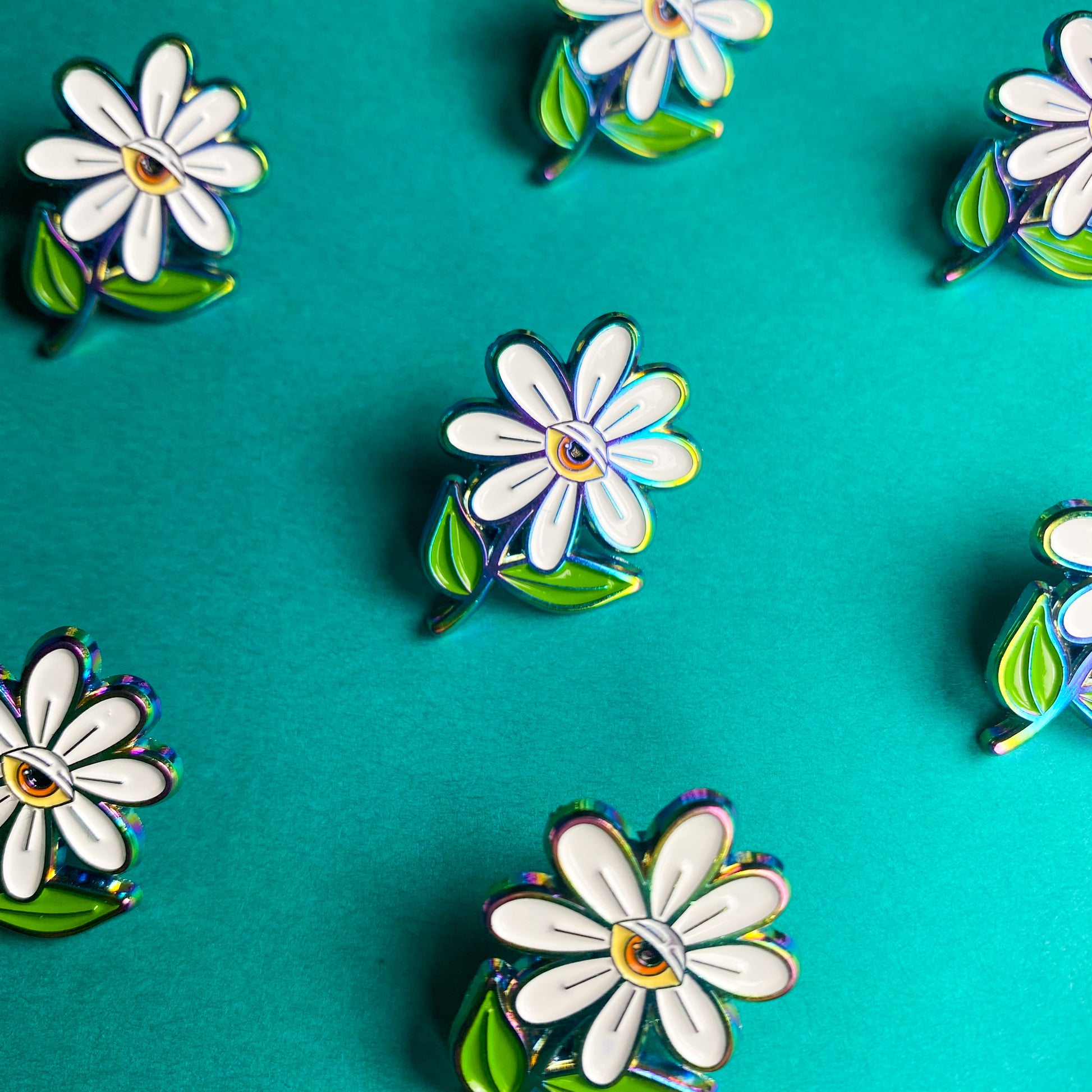 Dazed Daisy Enamel Pin