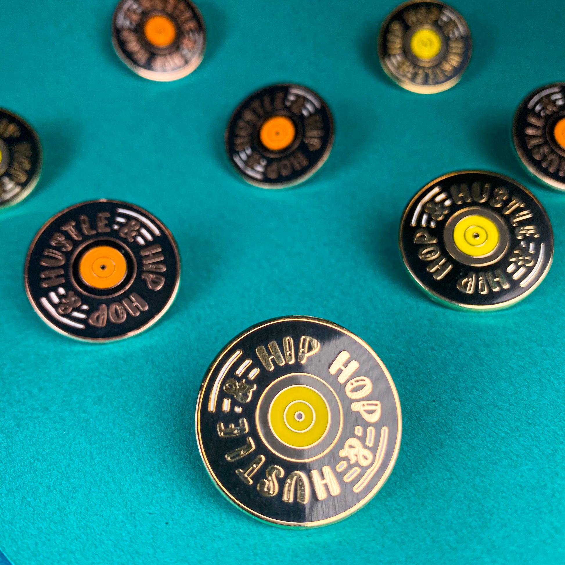Hip Hop and Hustle Enamel Pin