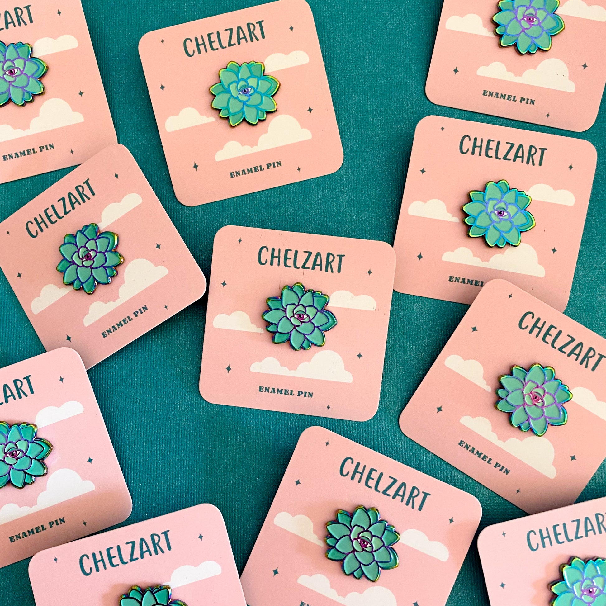 Succulent Enamel Pin
